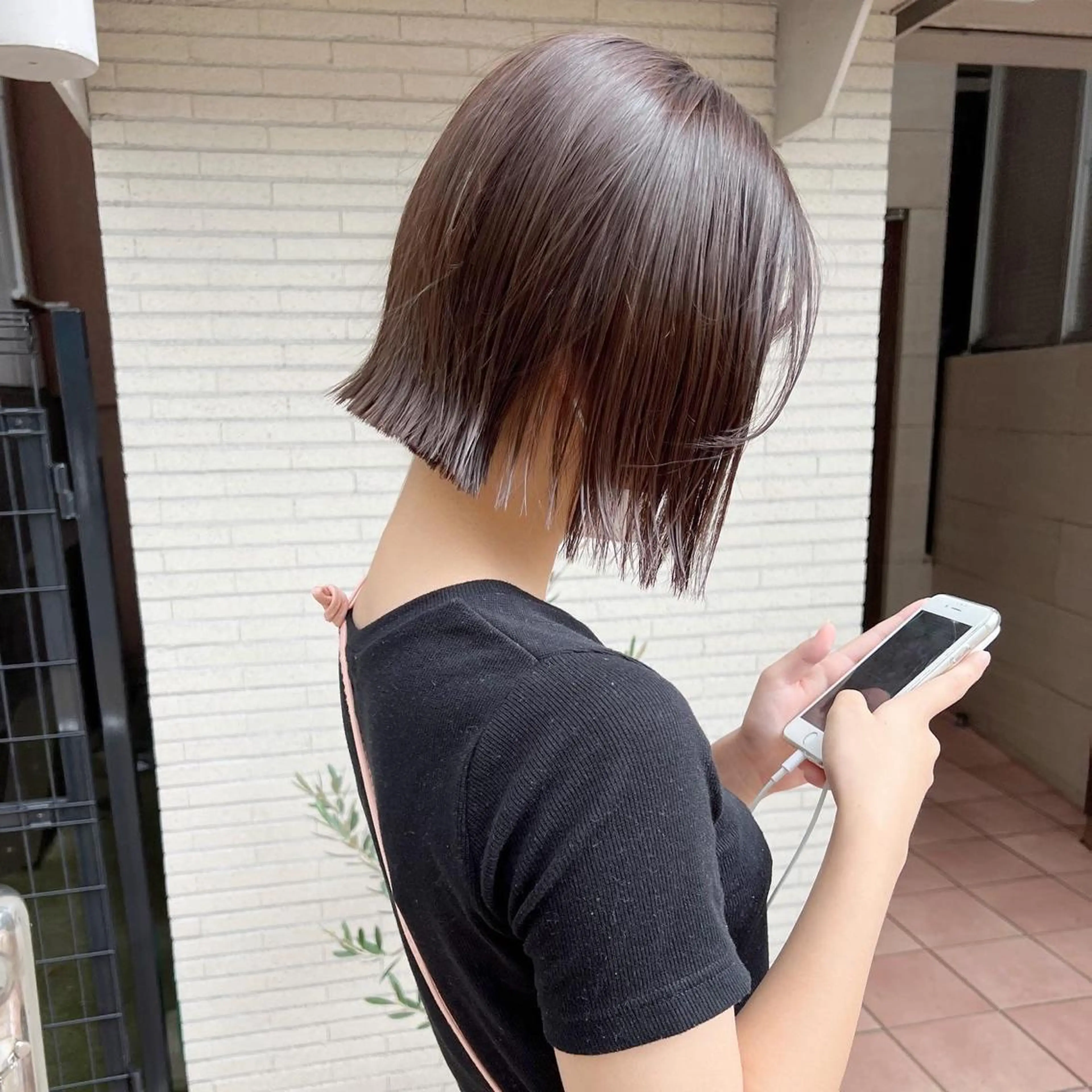 ショート カラー Grit 元町店のヘアスタイル