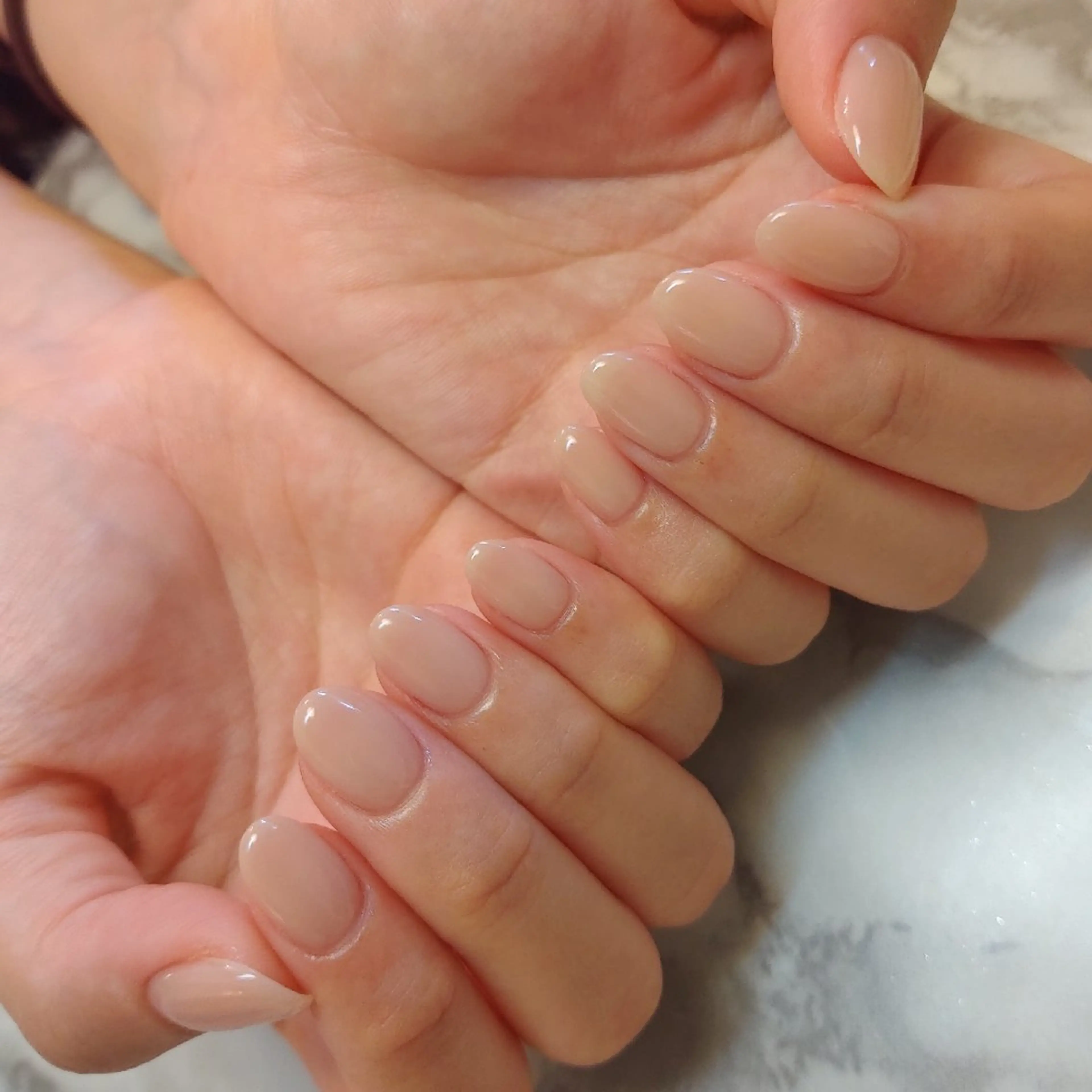 ネイル ワンカラーネイル ジェヌインネイル 河内のネイルデザイン