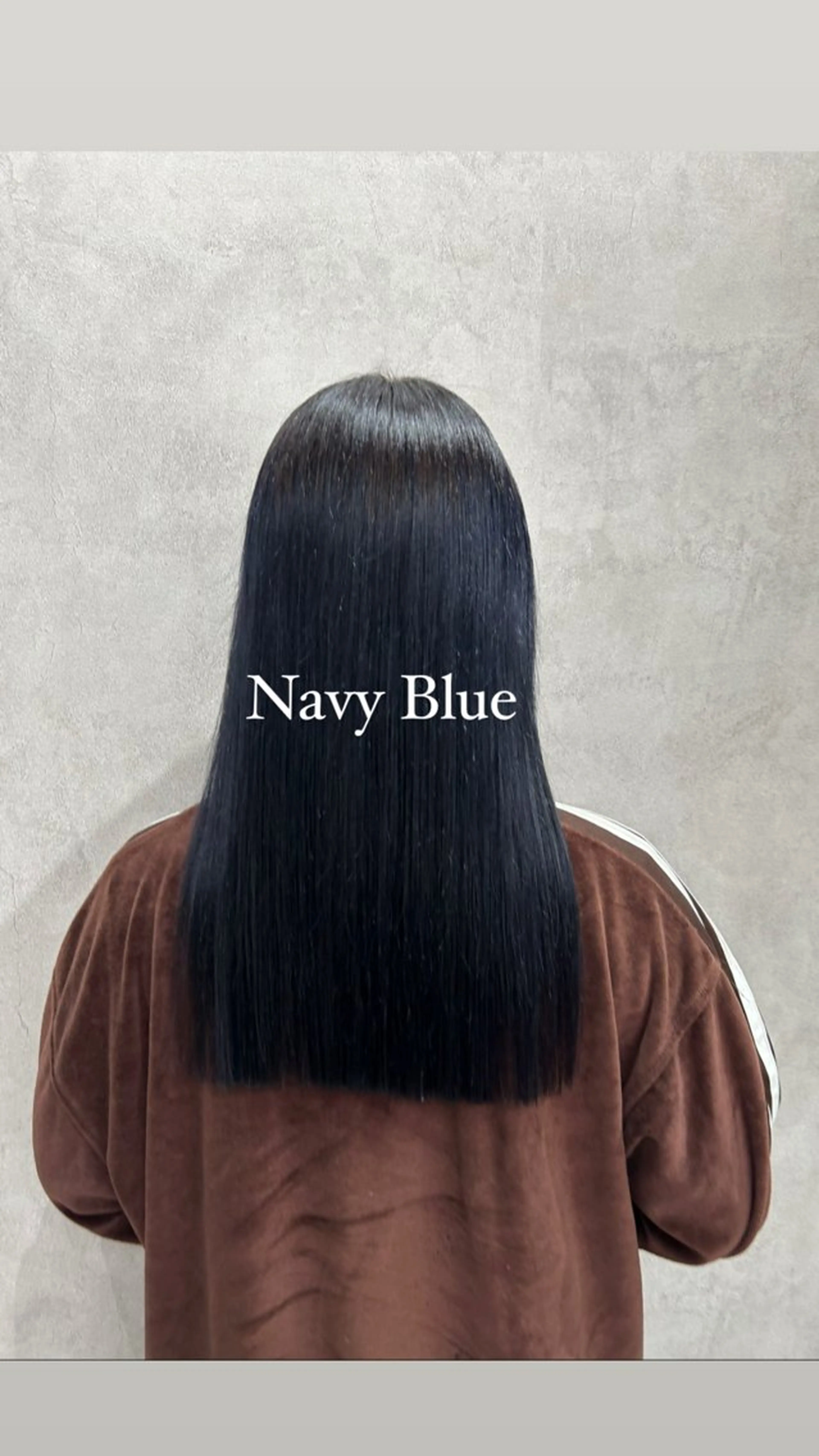 ロング カラー ブリーチ ブルーカラー ネイビーカラー ヘアカラー 💎色落ち綺麗に白肌 ラベンダー💎りんのヘアスタイル