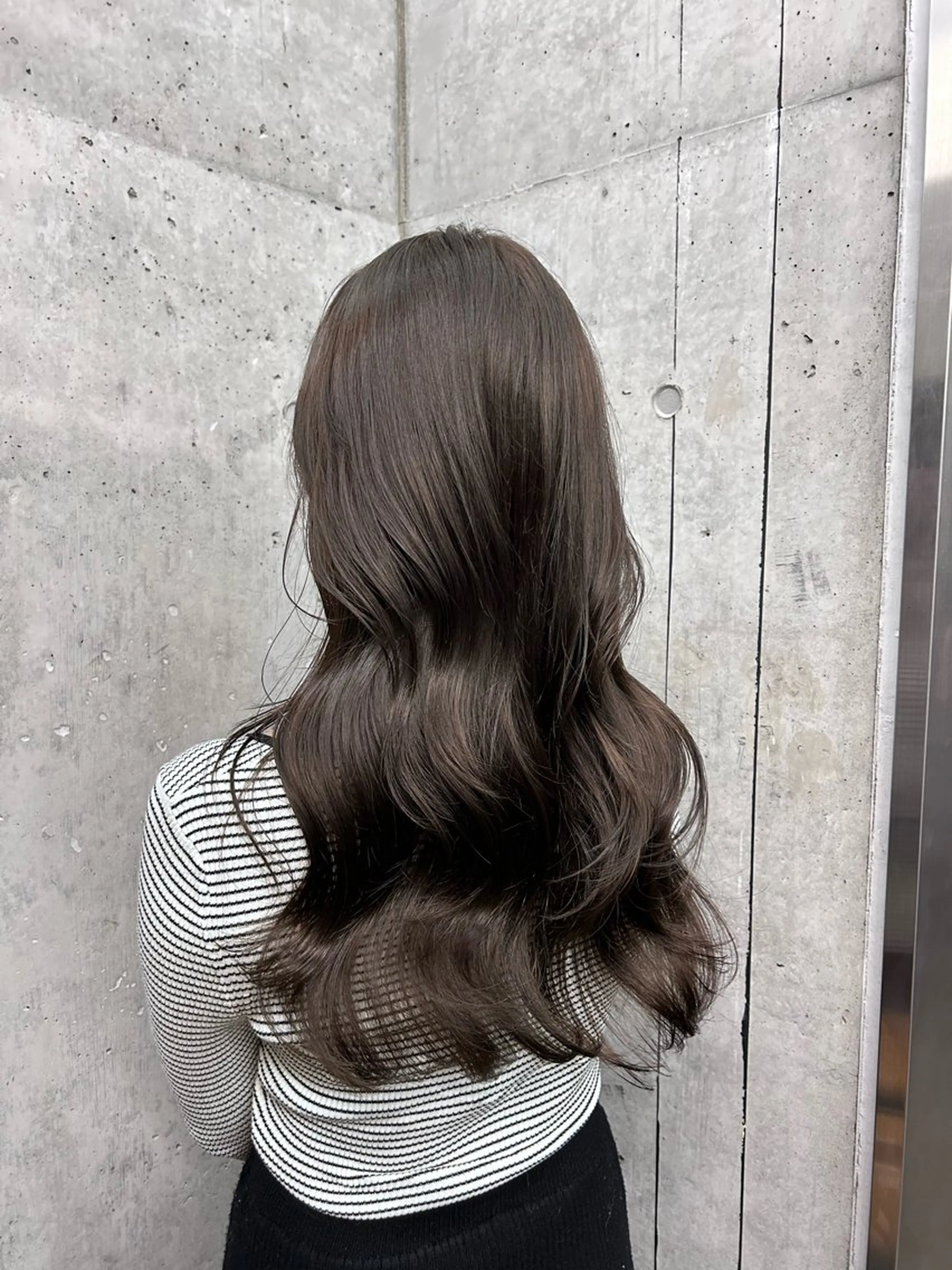 セミロング カラー パーマ ヘアアレンジ ANJU/本町肥後橋 /似合わせカラー💖のヘアスタイル