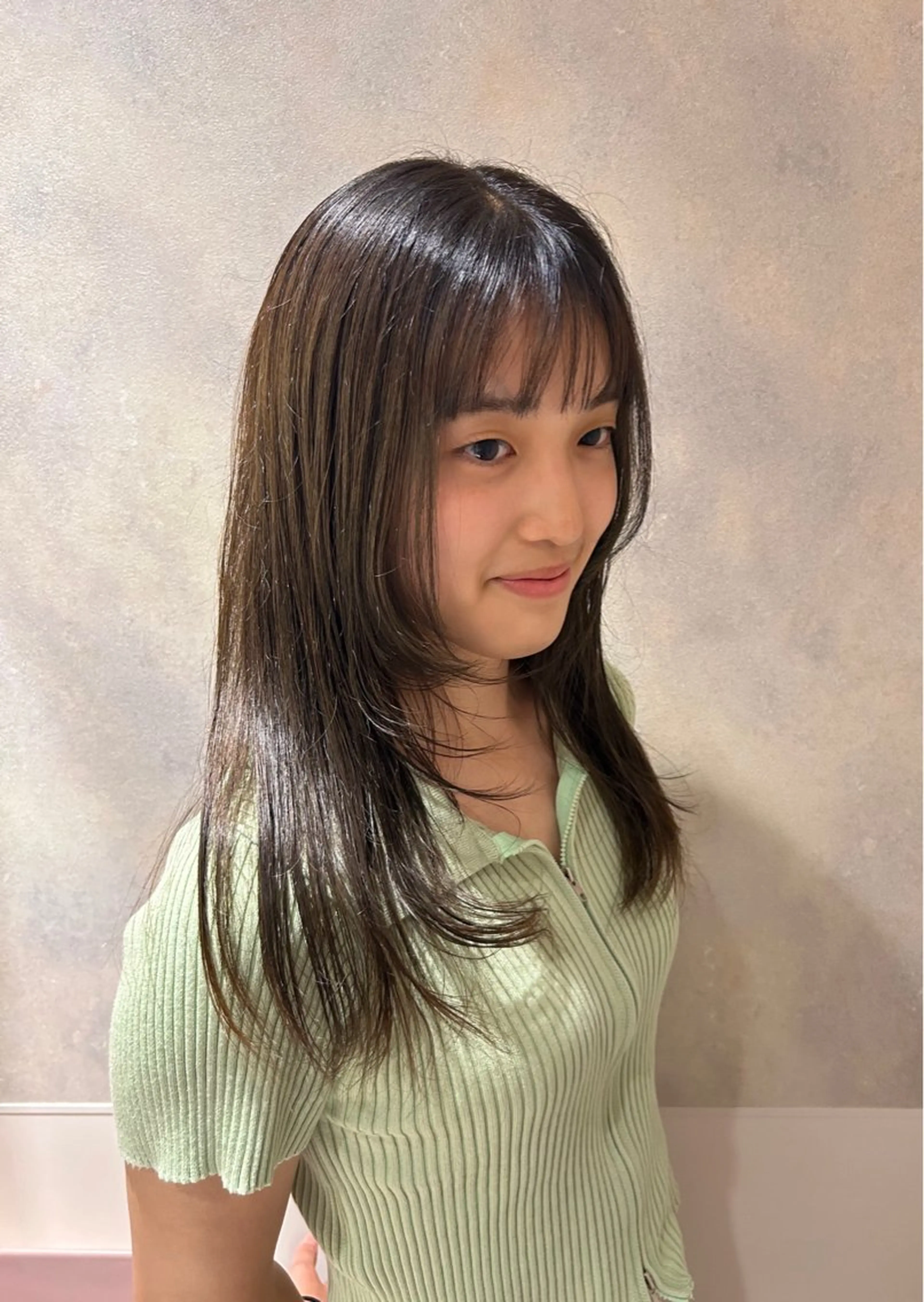 セミロング カラー 横浜カラー/パーマ/ SAKI💫のヘアスタイル