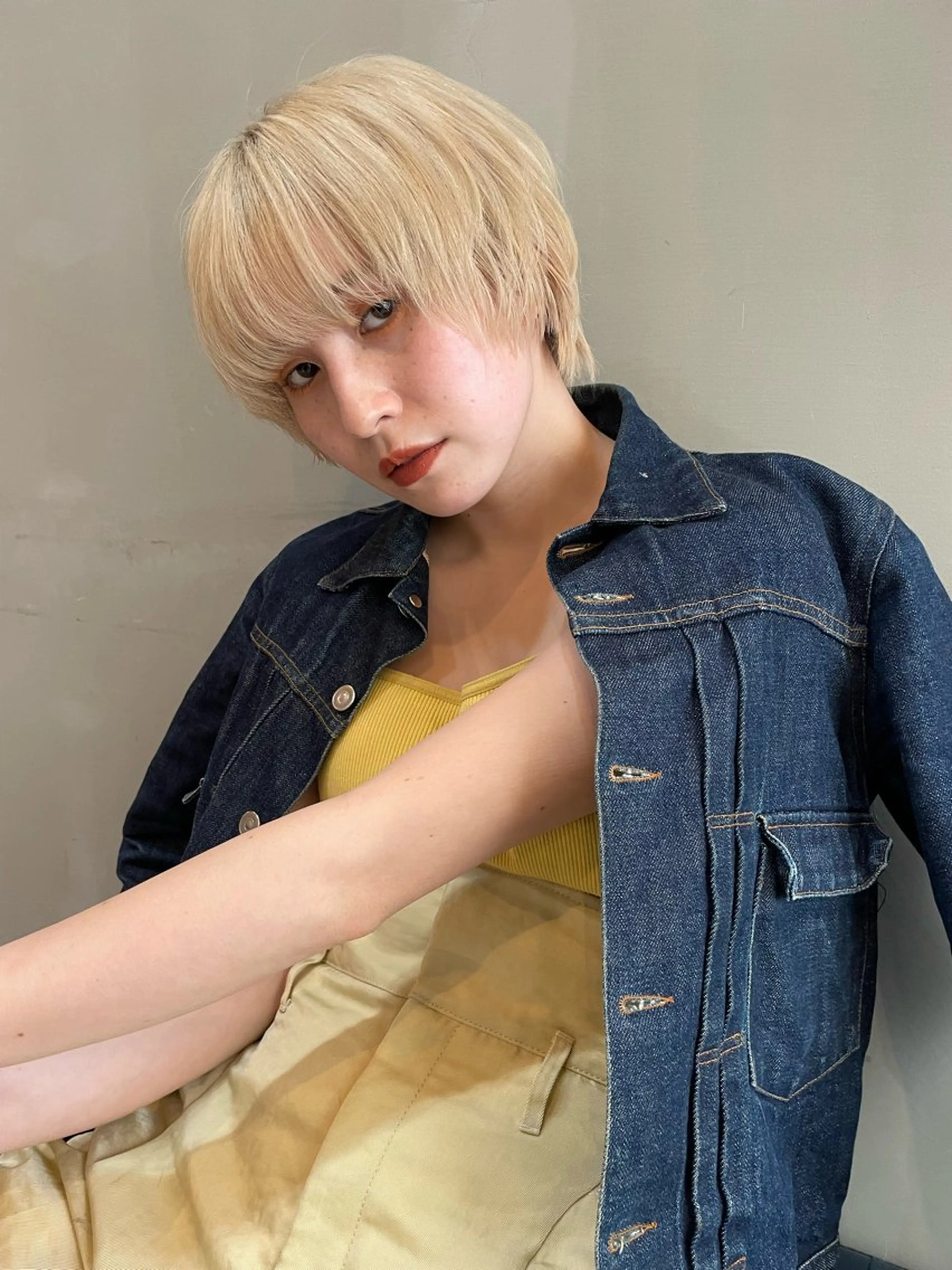 ショート カラー ショート/ボブ/ 心斎橋/宮脇美奈のヘアスタイル