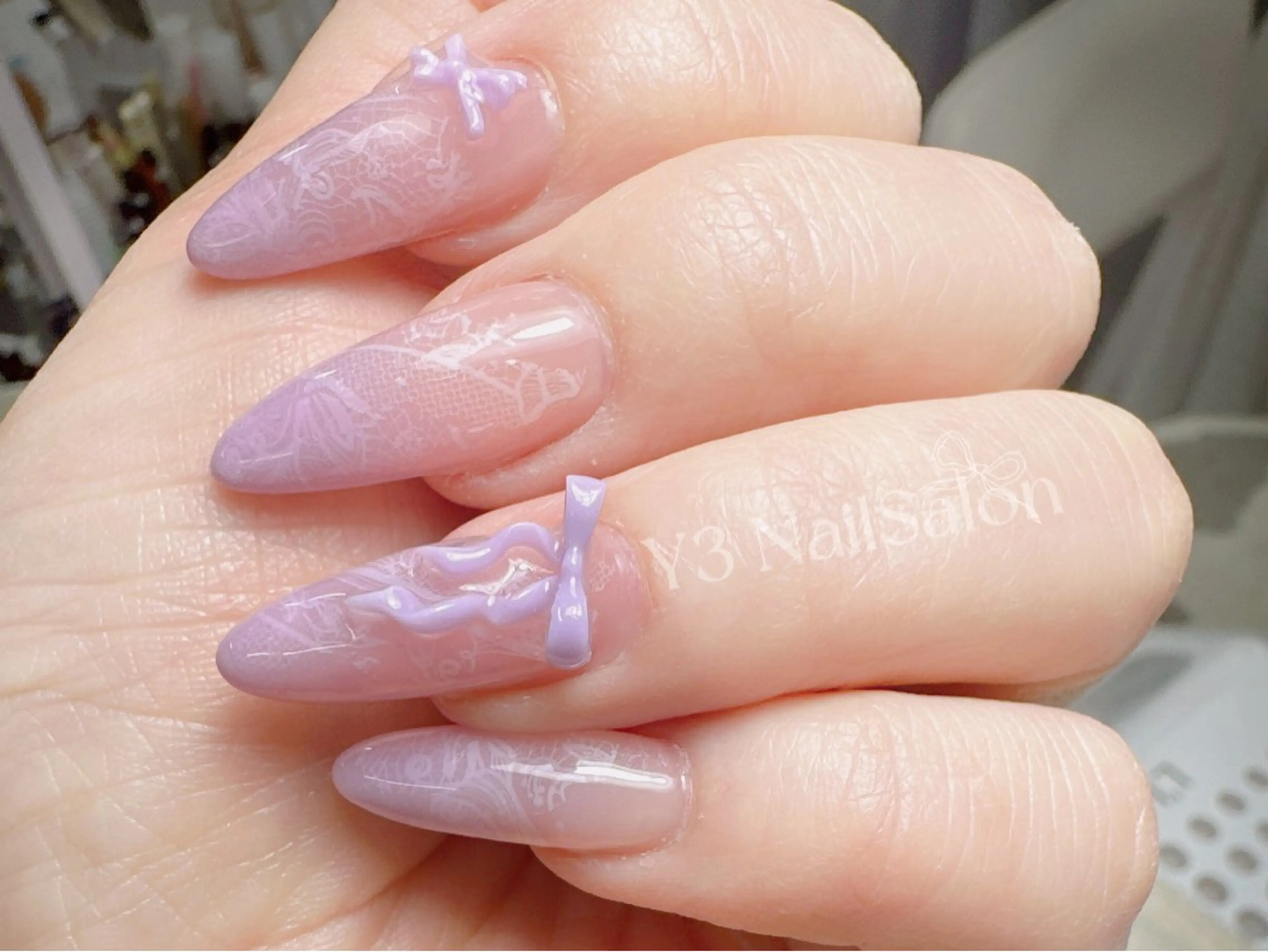 ネイル 長さ出し ネイルチップ ハンドネイル Y3 NailSalonのネイルデザイン