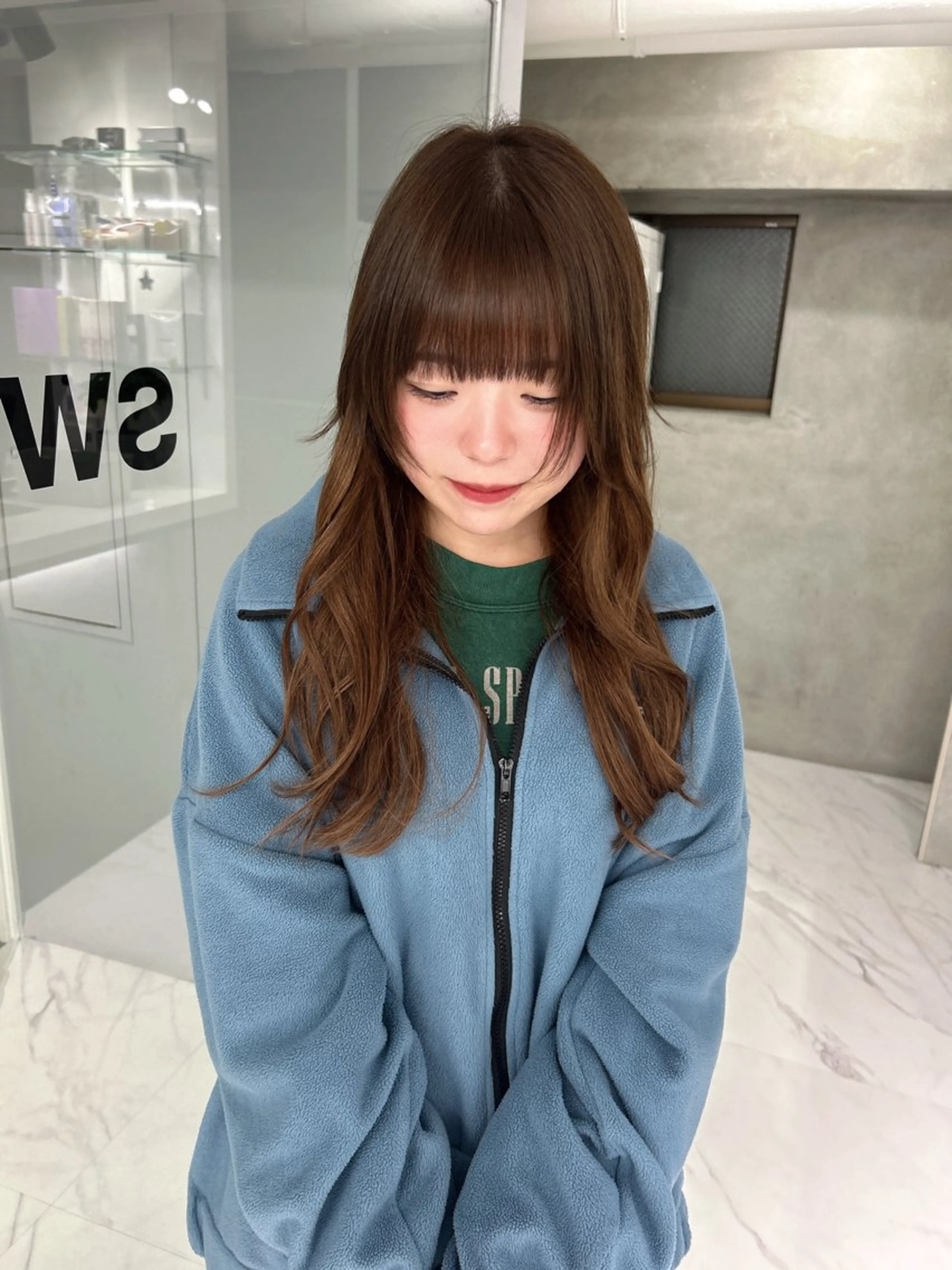 【冬休みにおすすめ⛄️💖】シールエクステ45cm×80本 カット付き✂️✨の写真