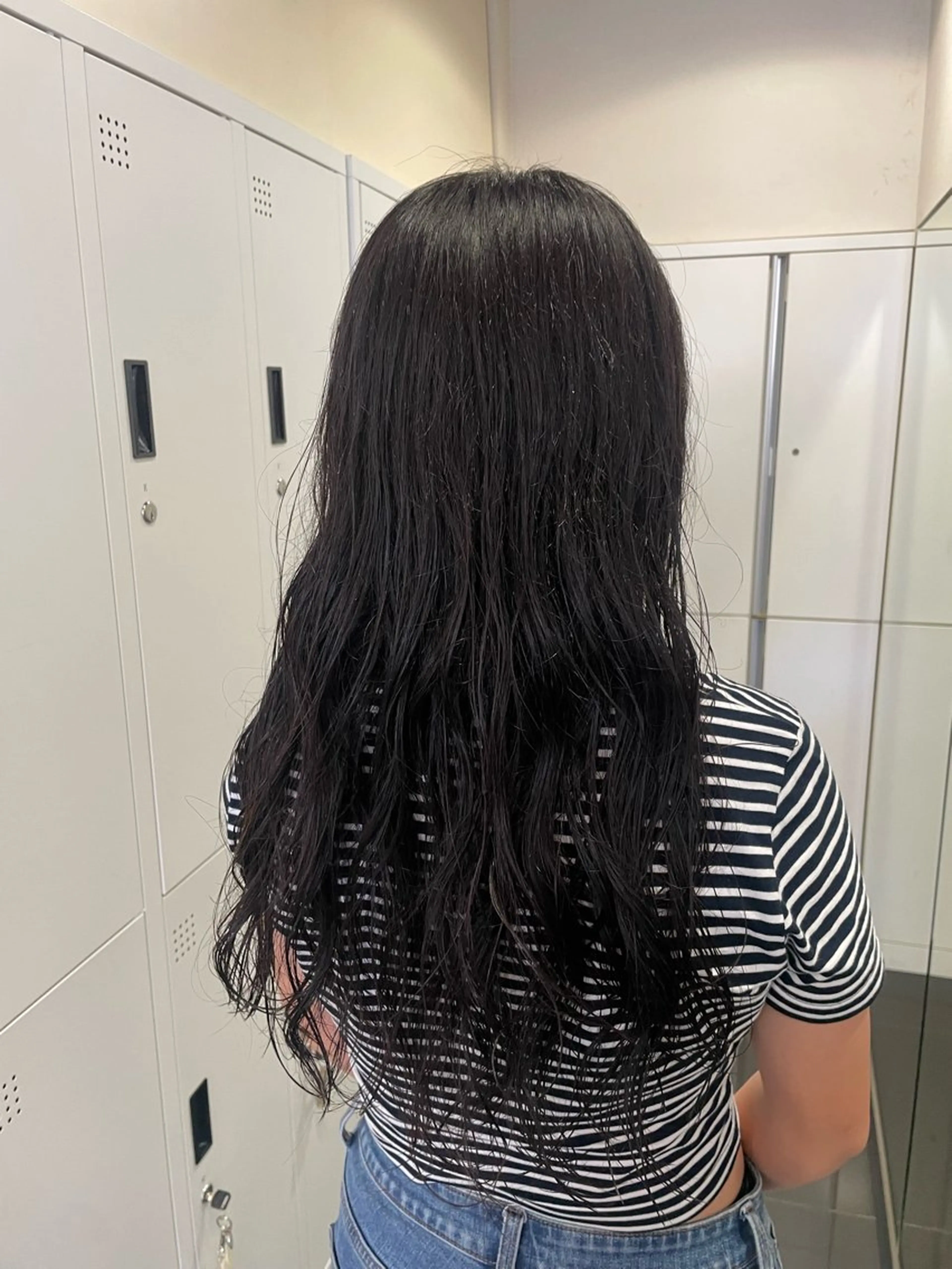 ロング パーマ ハイトーン/レイヤー 似合わせ・ユキノのヘアスタイル