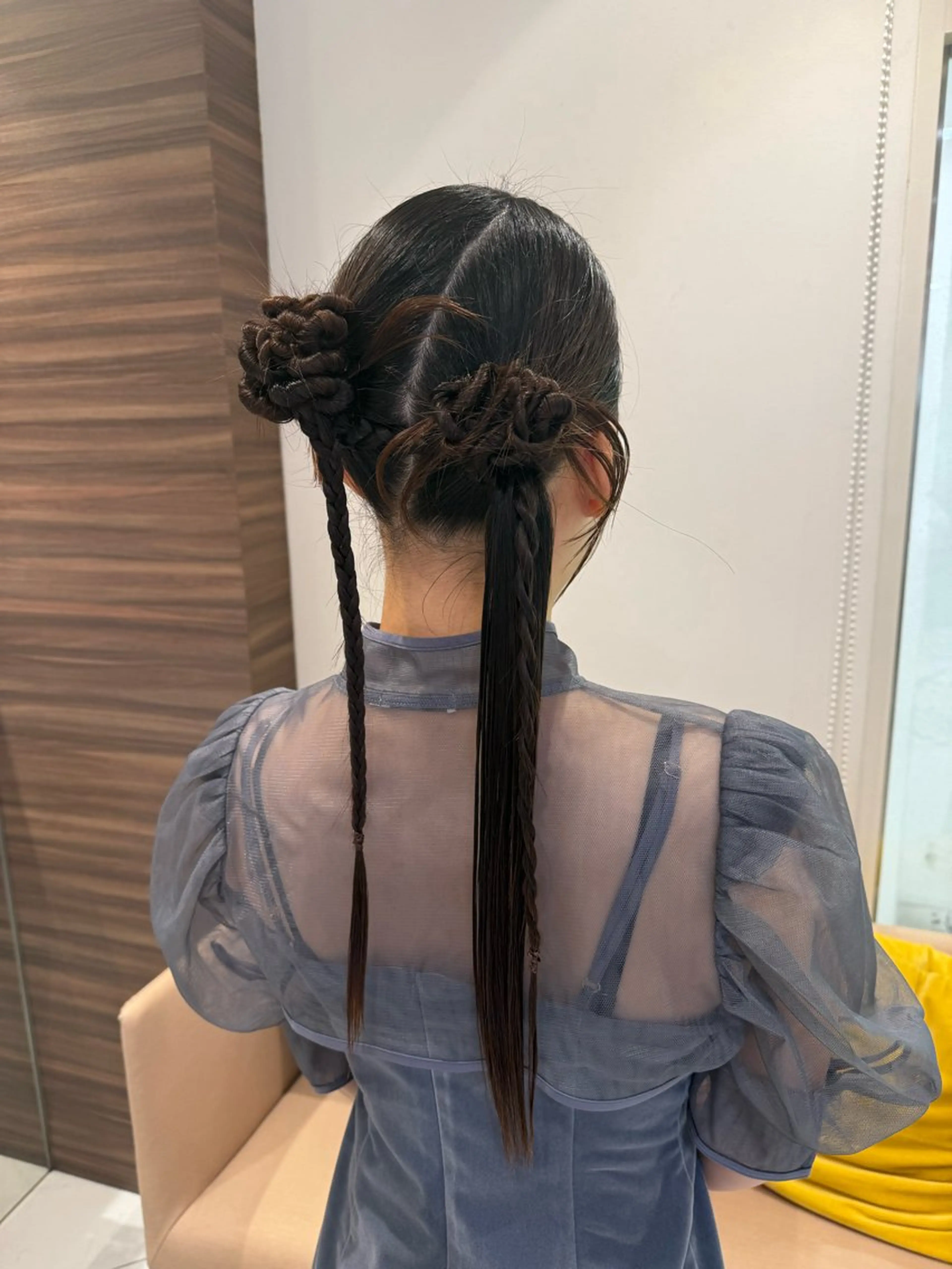 ロング ヘアアレンジ ヘアセット 韓国ヘアメイク🎀/ 縮毛矯正✨山本媛香のヘアスタイル