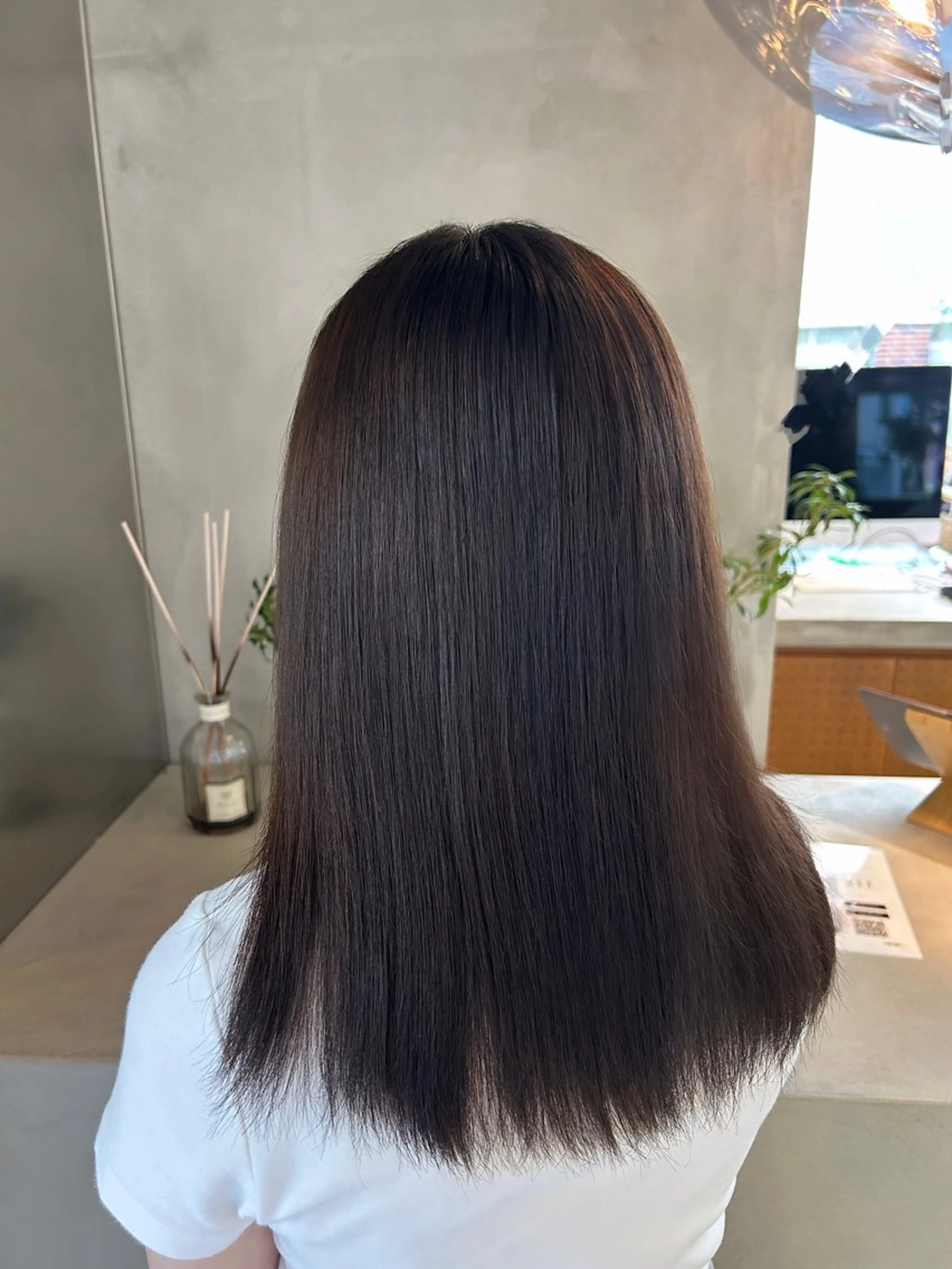 ミディアム 縮毛矯正 ・ nanokaのヘアスタイル