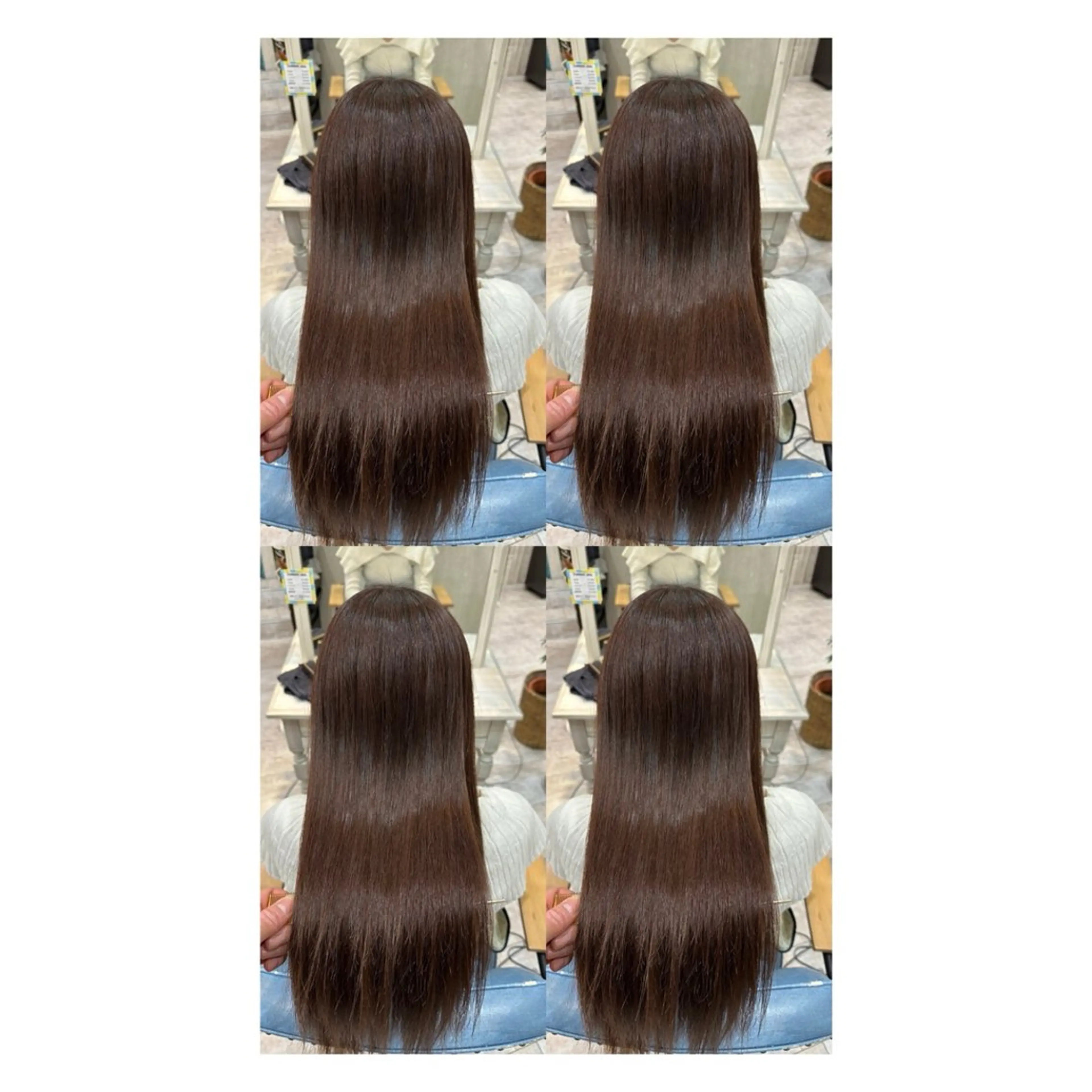 ロング カラー 透明感カラー 髪質改善 縮毛矯正 トリートメント カット ヘアカラー トリートメント 店長✨レイヤー✖️ 髪質改善✖️韓国ヘアのヘアスタイル