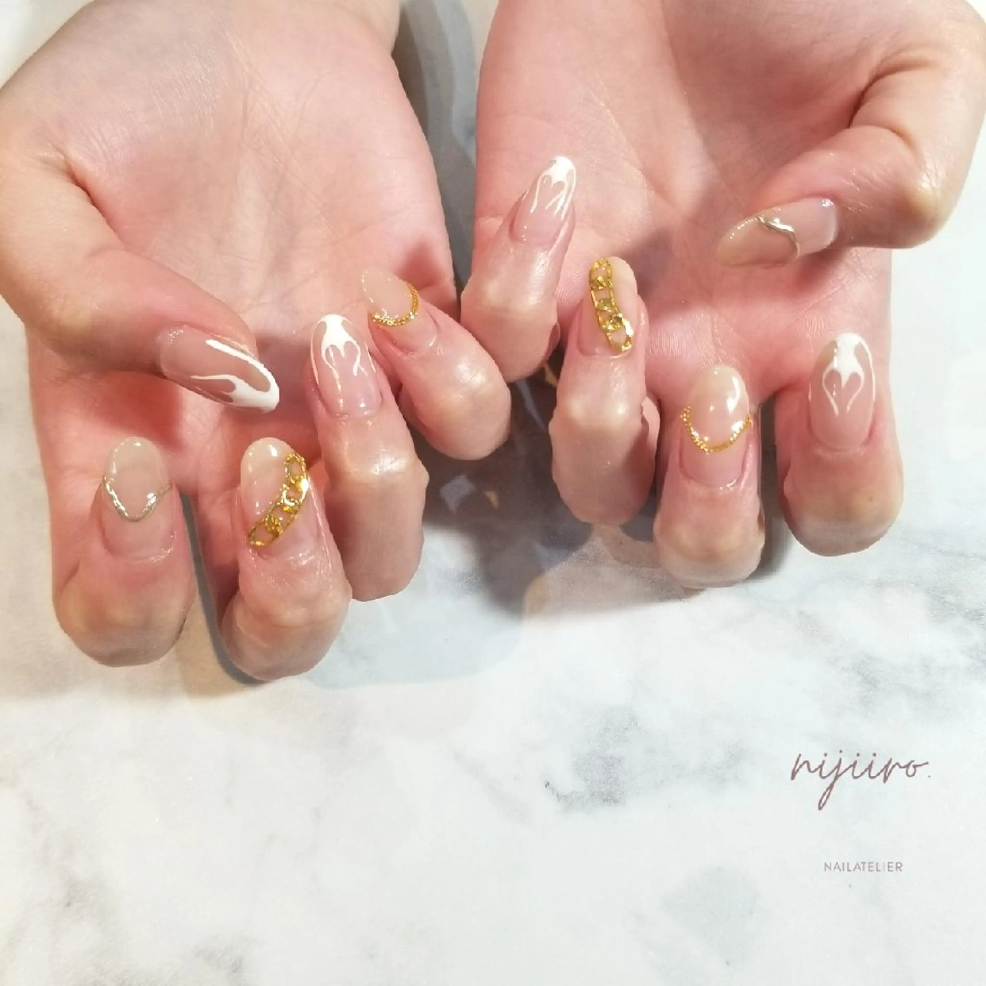 ネイル ハンドネイル nijiiro🌈 サトウのネイルデザイン