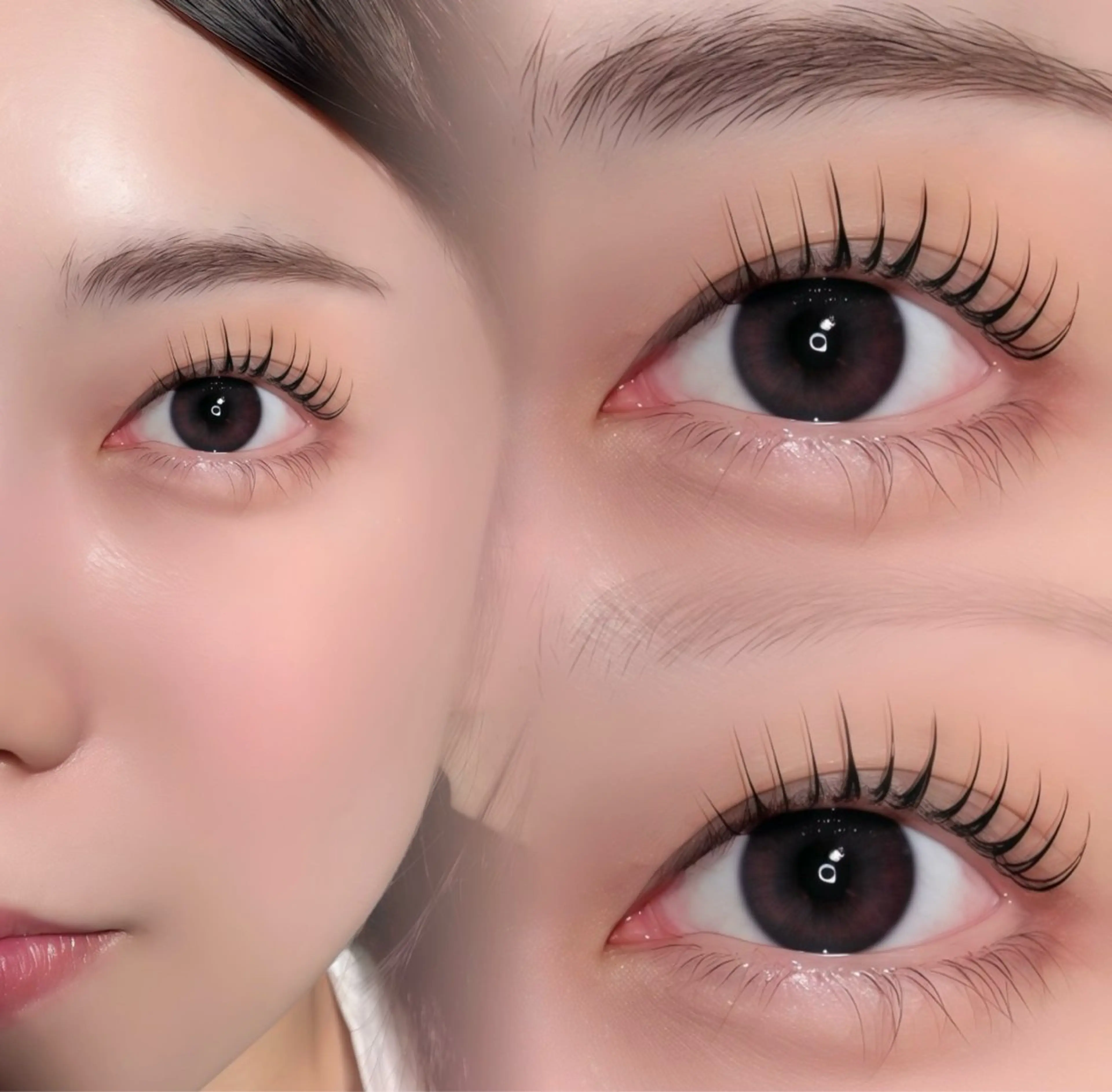 マツエク・マツパ マツパ NANAMI🖤 ‎のマツエク・マツパデザイン