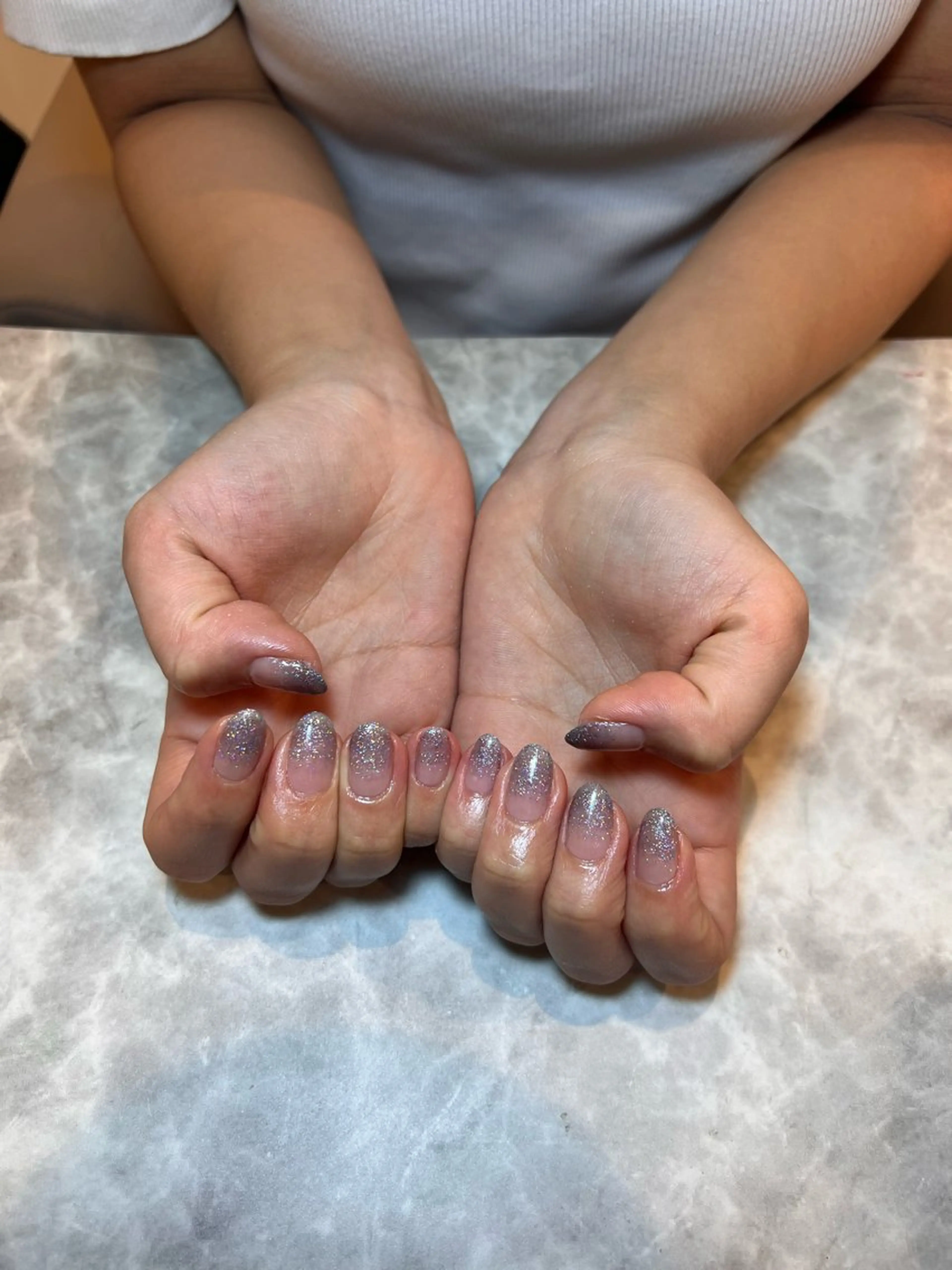 ネイル ラメ(グリッター) ラメグラデーション KANOネイリスト/ UNELMA天神のネイルデザイン