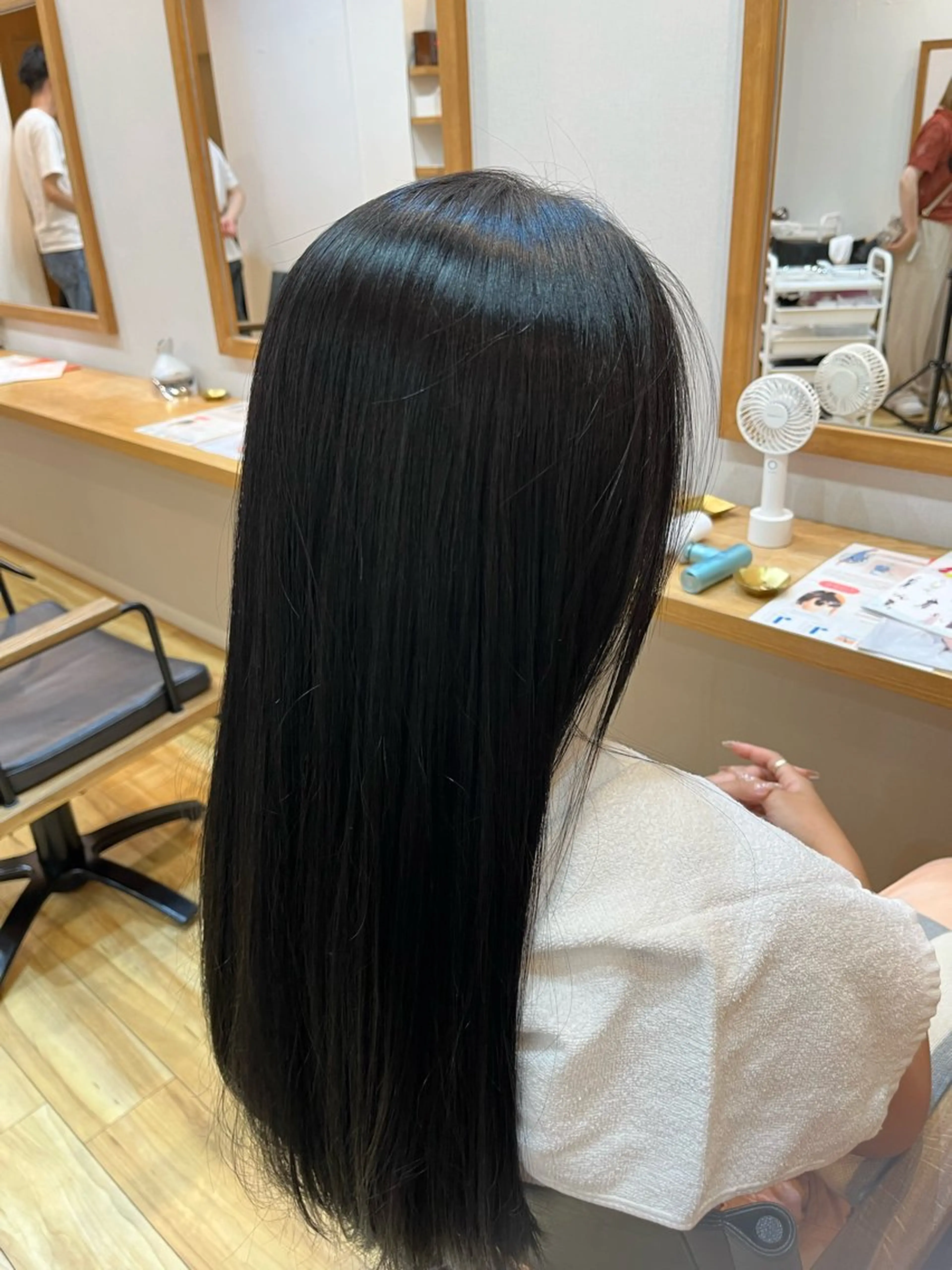 ロング 阿部 楓のヘアスタイル