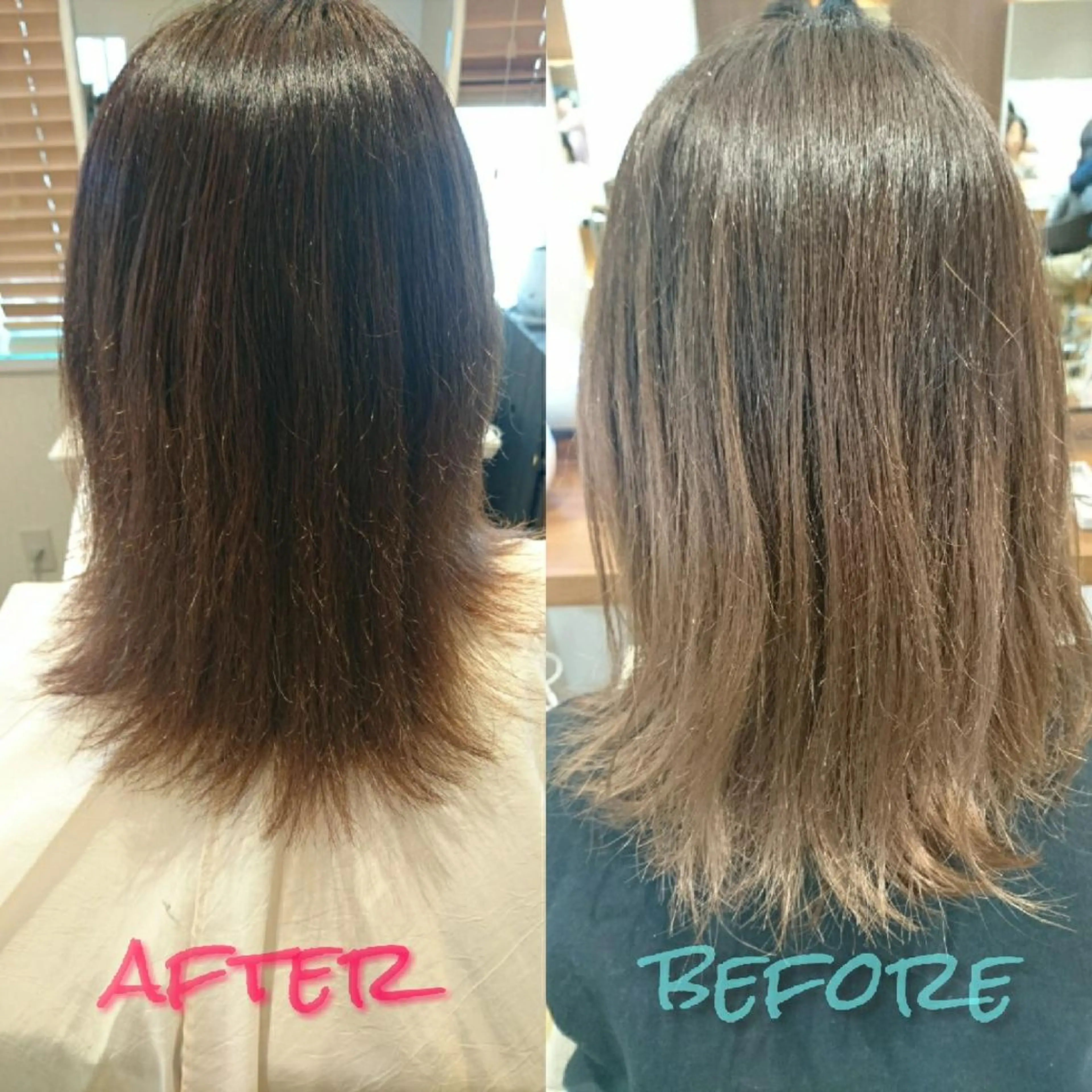 ミディアム くせ毛 トリートメント kawabe maikoのヘアスタイル