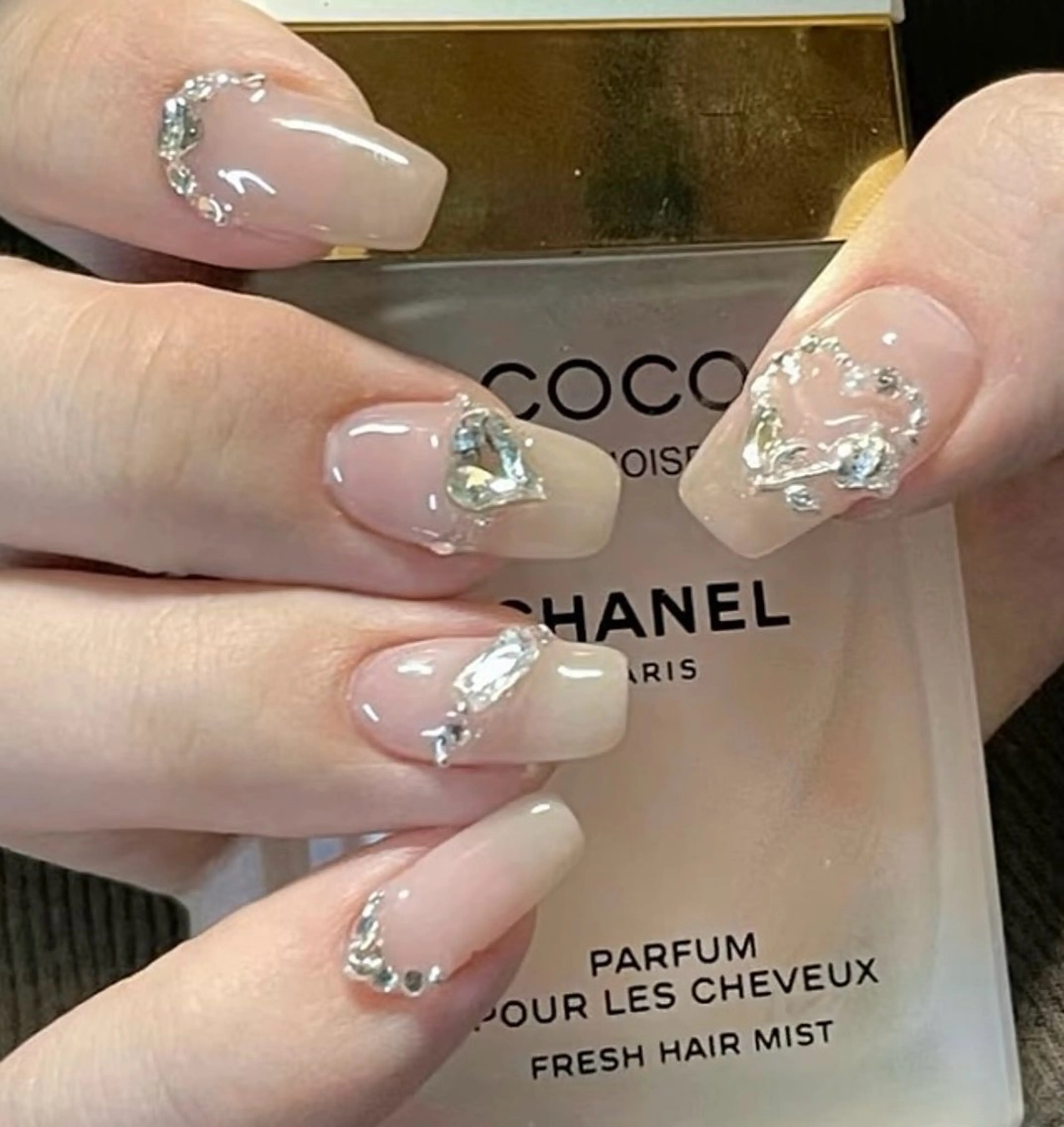 ネイル チークネイル 長さ出し フレンチネイル ガーリー 韓国ネイル sun nail池袋 モデル募集のネイルデザイン