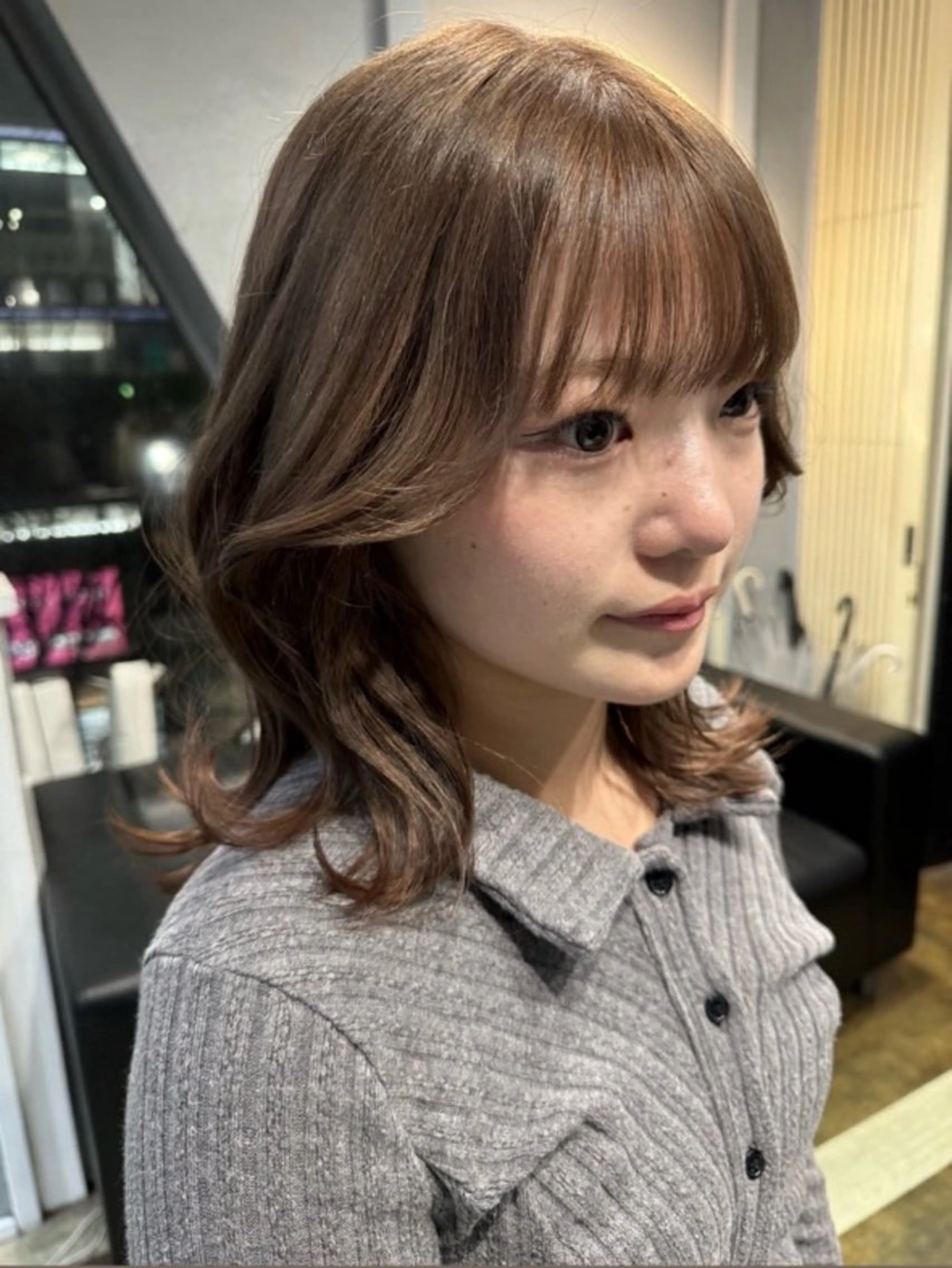 ショート カラー かの／GiseL／ ハイトーン／ブリーチのヘアスタイル