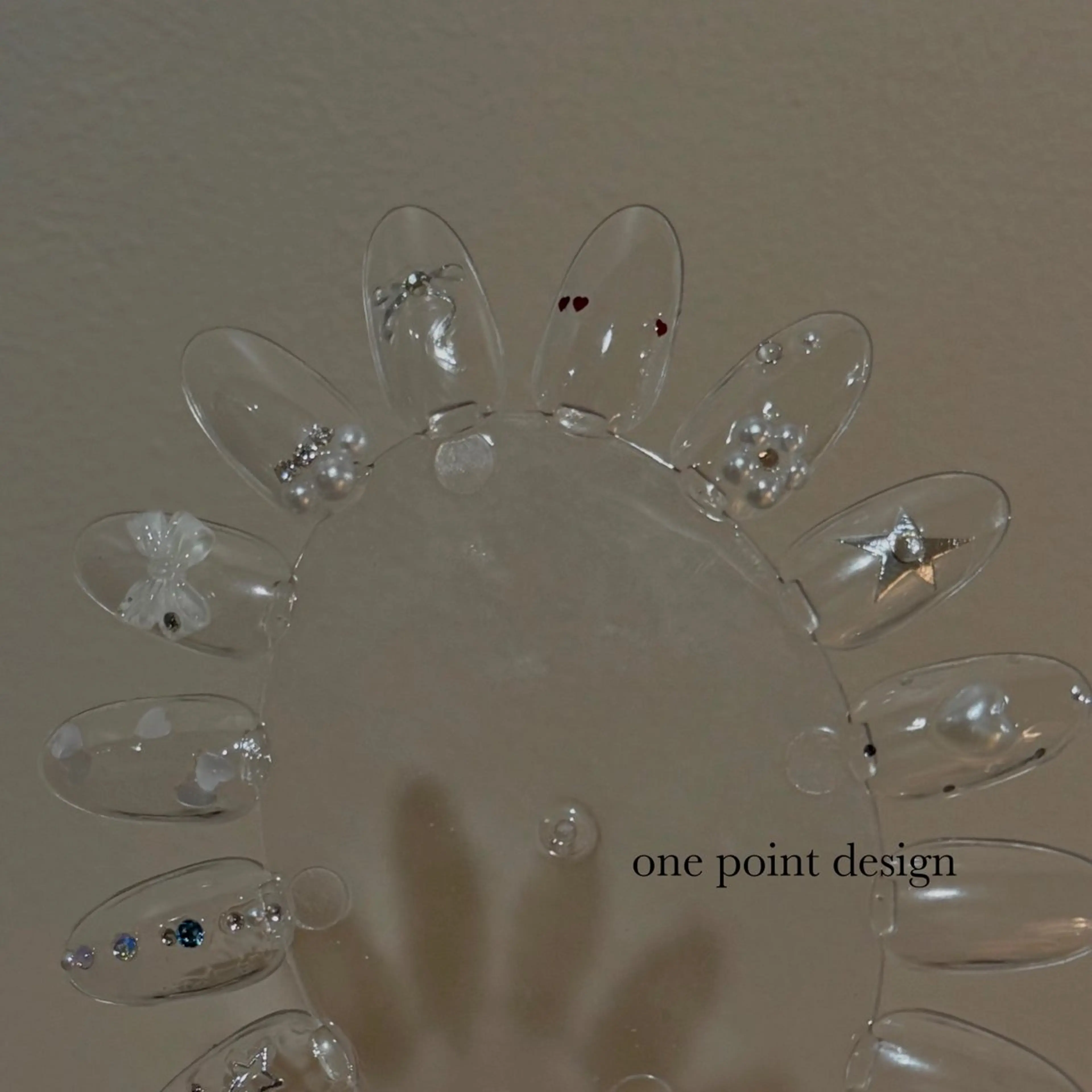 ミニモ新規限定コース（オフ込）ワンカラー➕選べるワンポイントデザインの写真