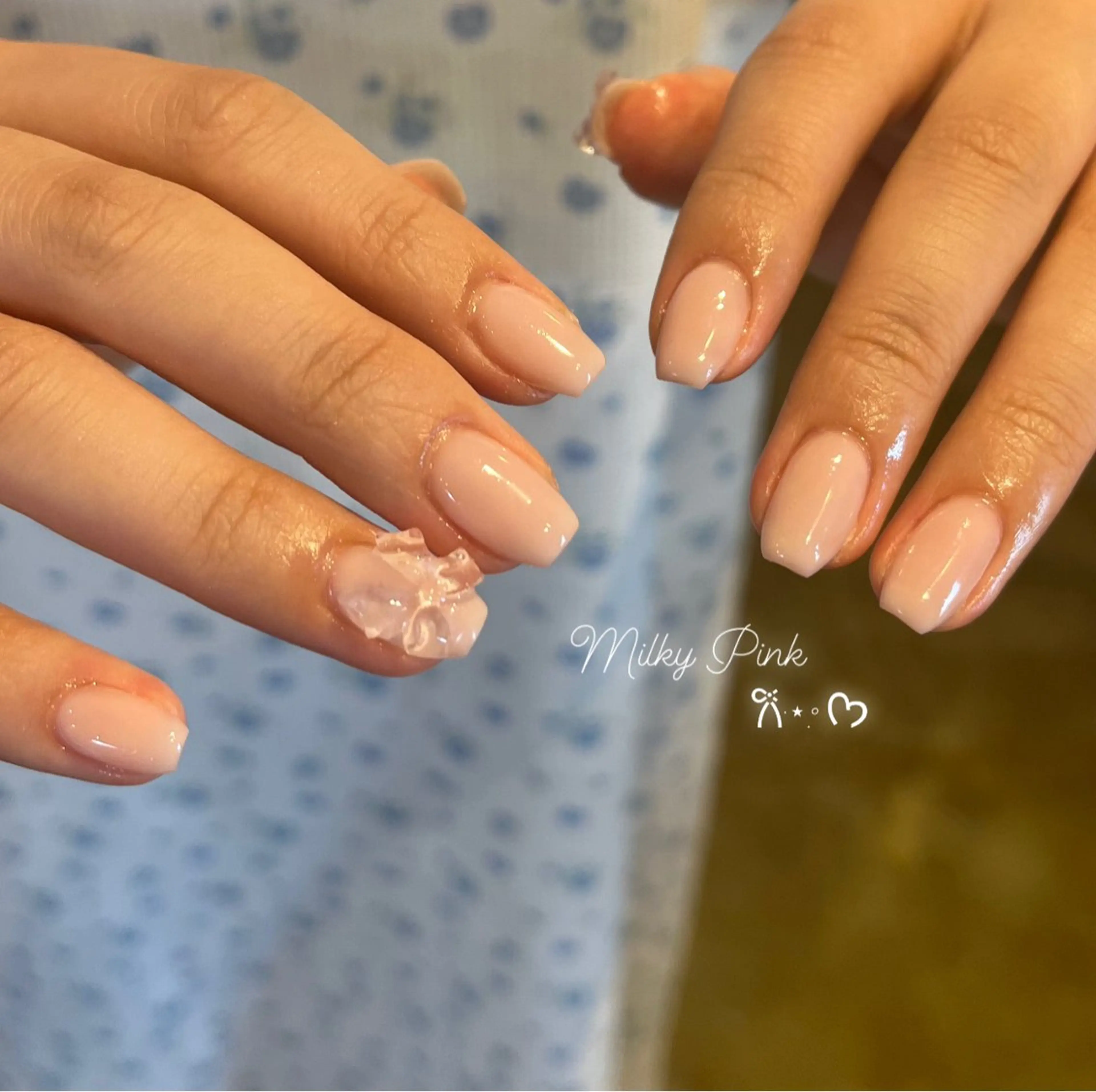 ネイル ハンドネイル Blanche mimi.u_aのネイルデザイン