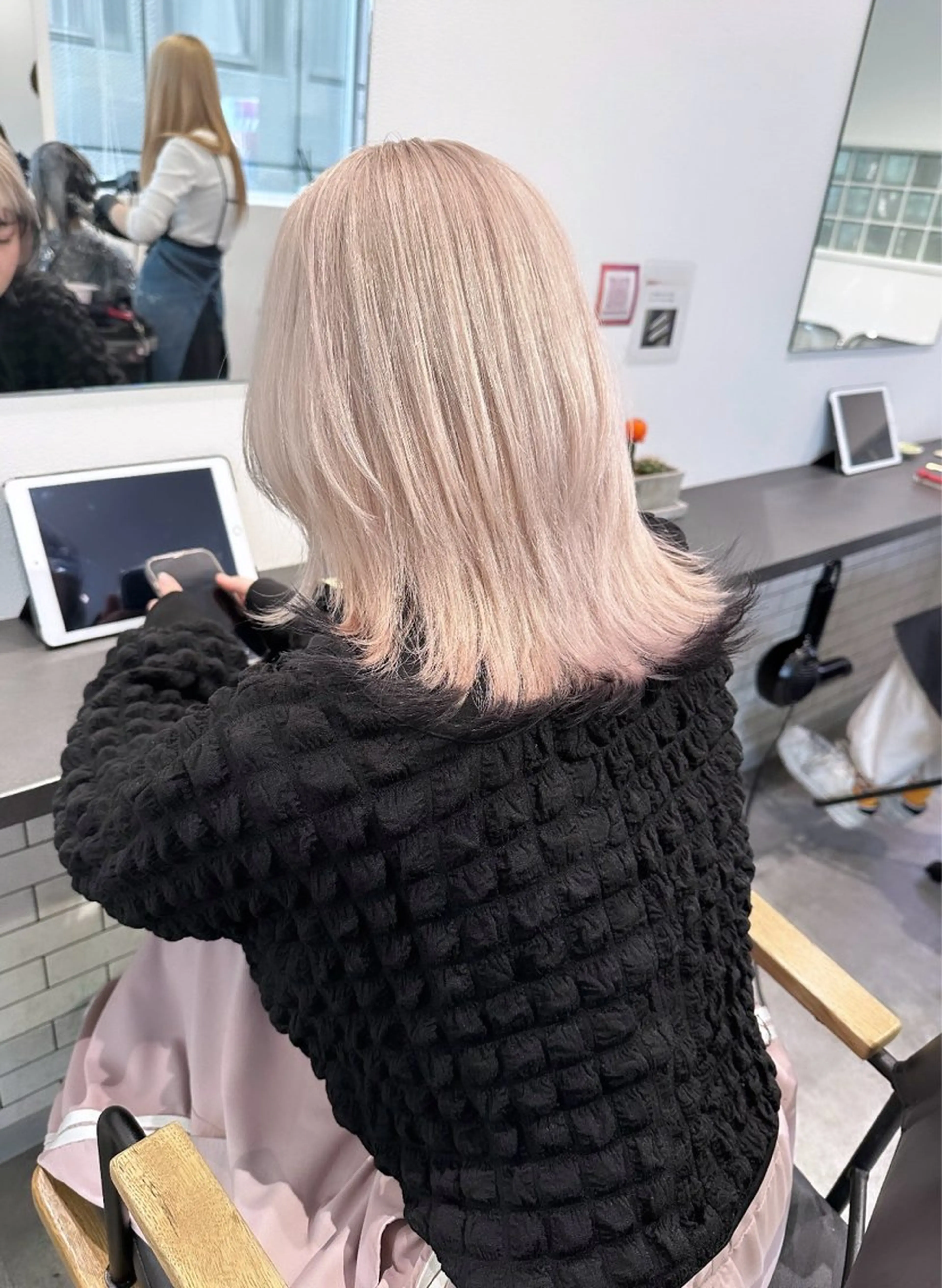 ショート カラー ヘアカラー ハイトーン /ブリーチ/miyuのヘアスタイル