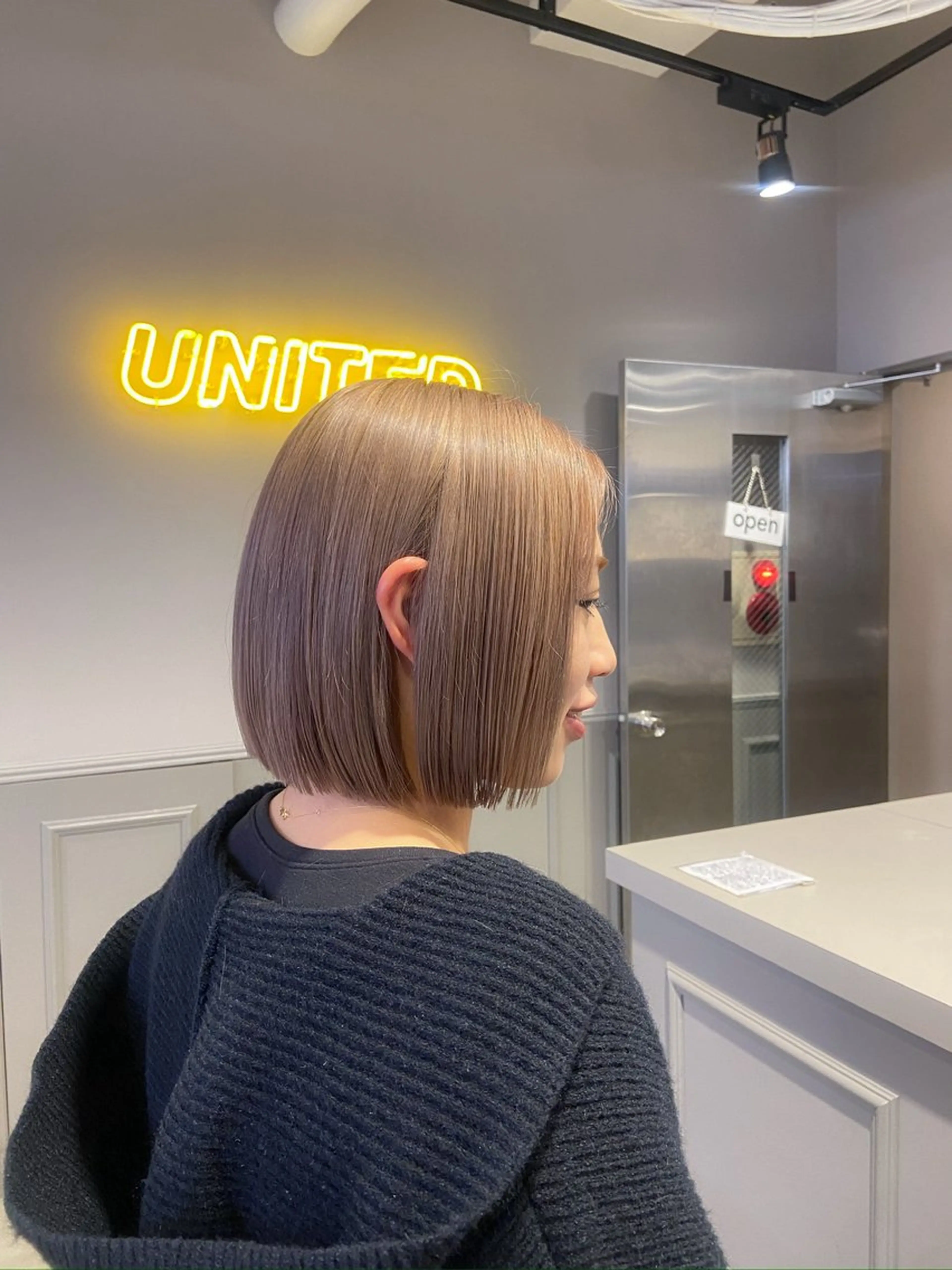 ショート カラー ヘアアレンジ Over hair_ misakiのヘアスタイル