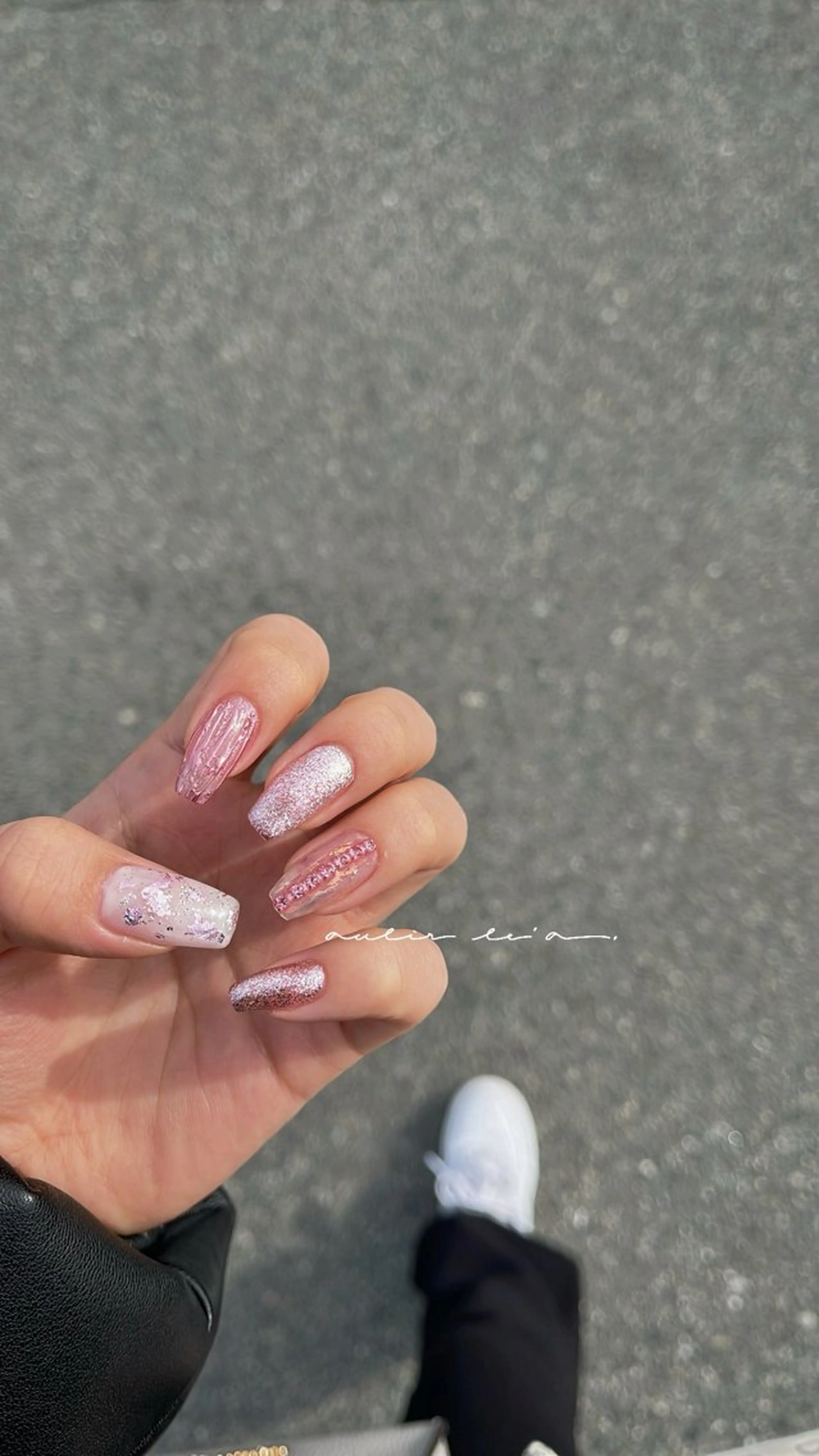 ネイル ハンドネイル aulir le'a 【ｱｳﾘｰﾚｱ】のネイルデザイン