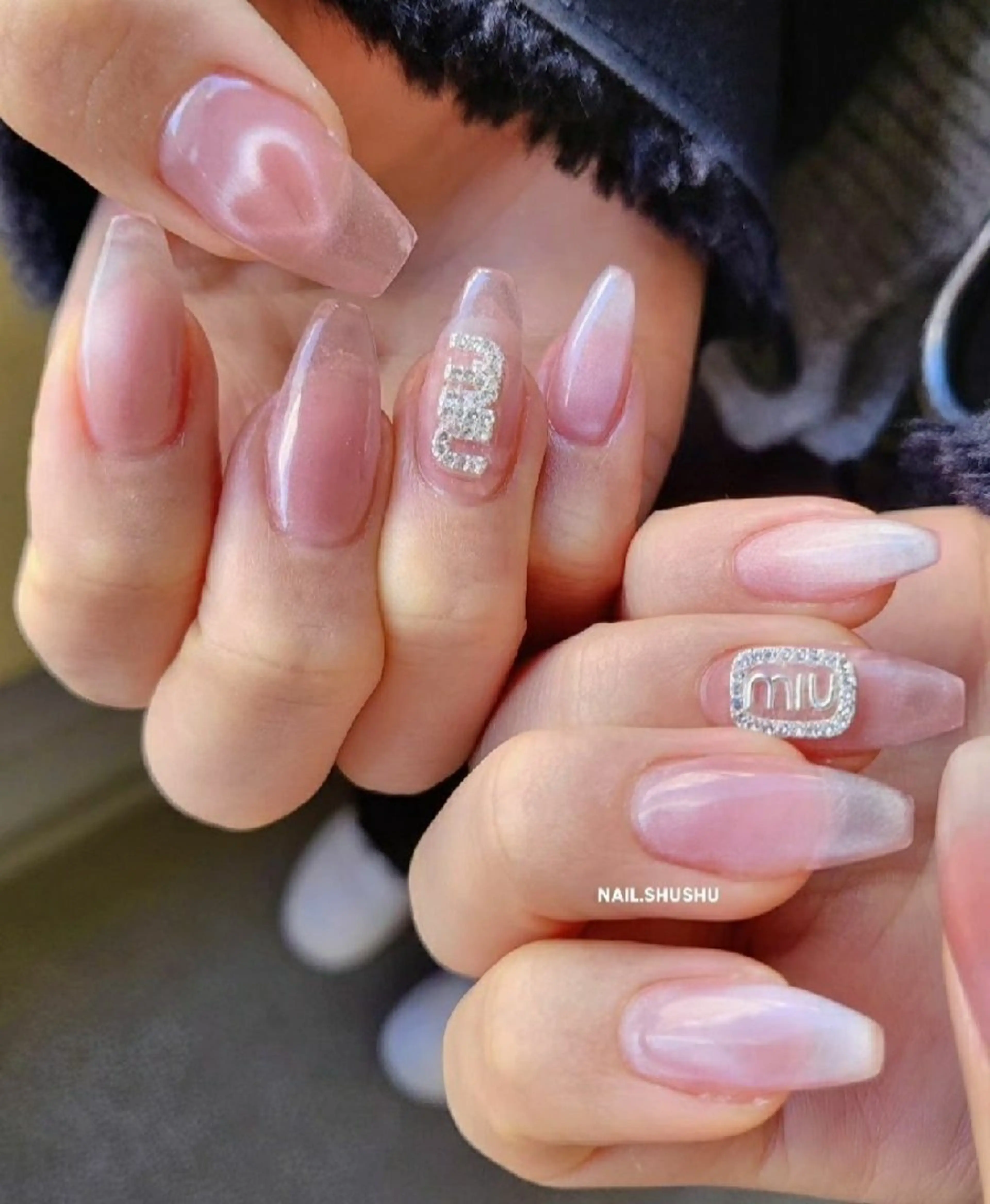 ネイル 持ち込み ニュアンスネイル ワンカラーネイル シンプルネイル 春ネイル 3dパーツ/流行り 👧shushu❤️のネイルデザイン