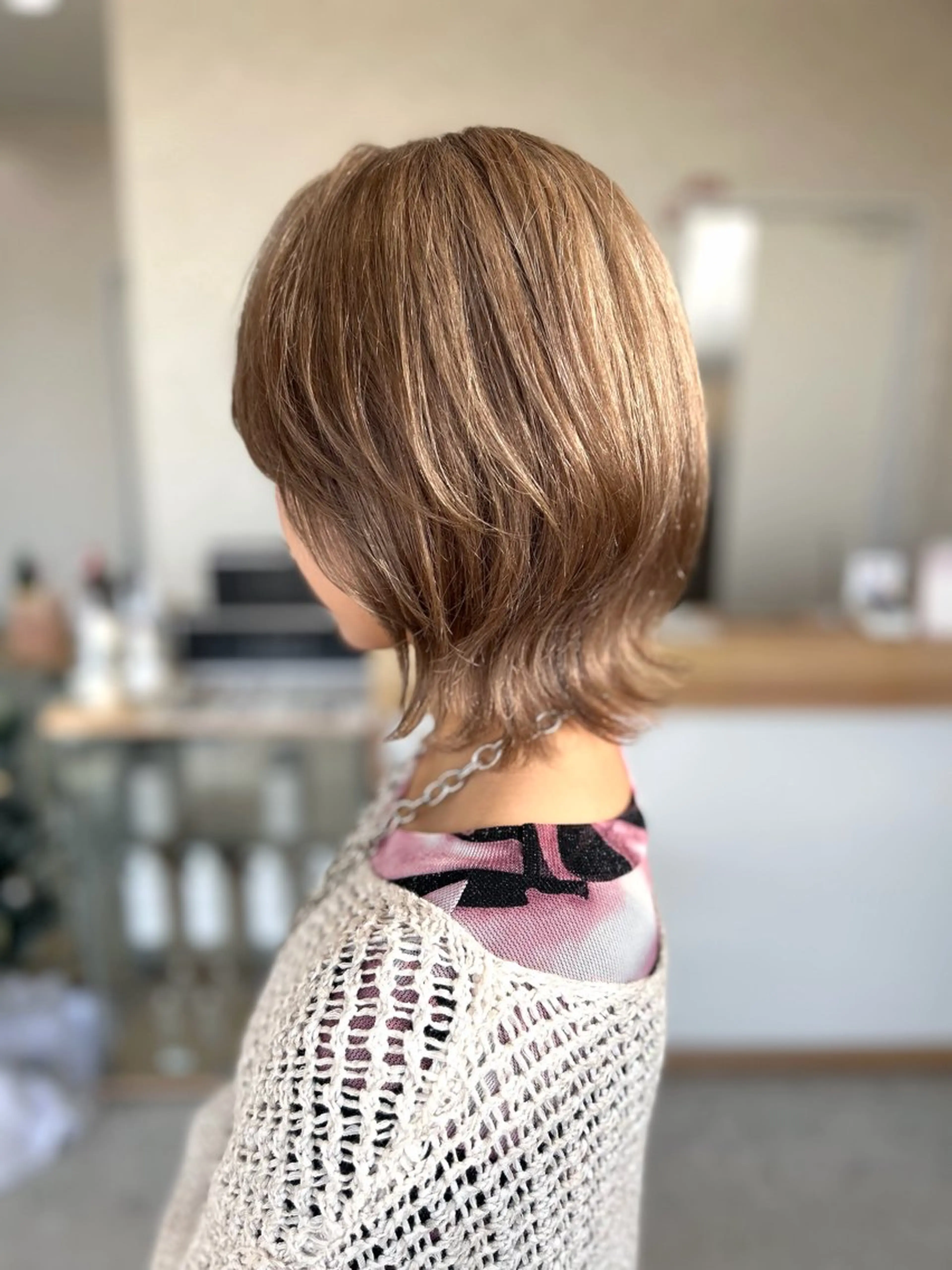 カラー ベージュカラー ブリーチ ヘアカラー 粂田 美友のヘアスタイル