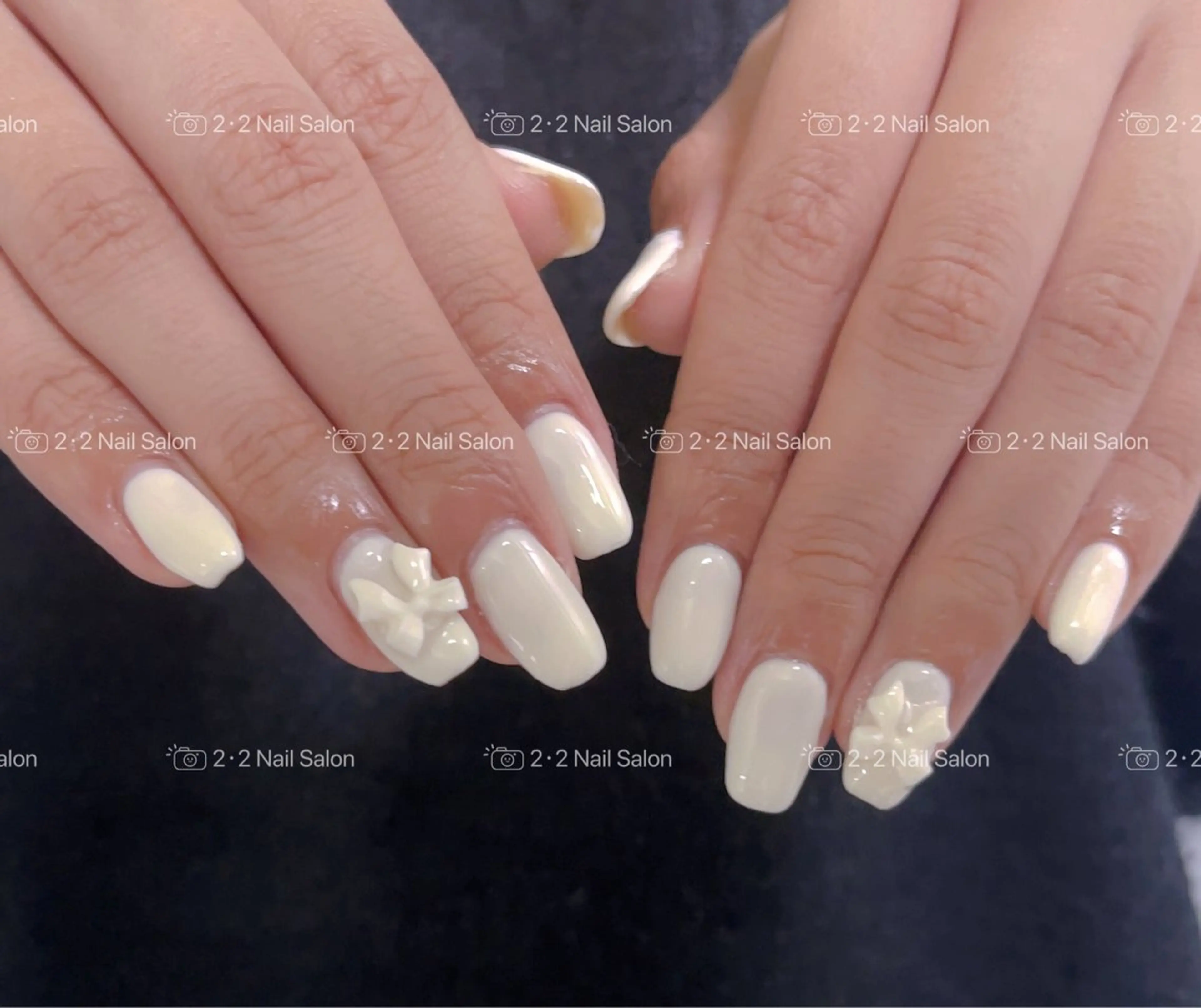 ネイル ハンドネイル 🦋y y Nail 🤍のネイルデザイン