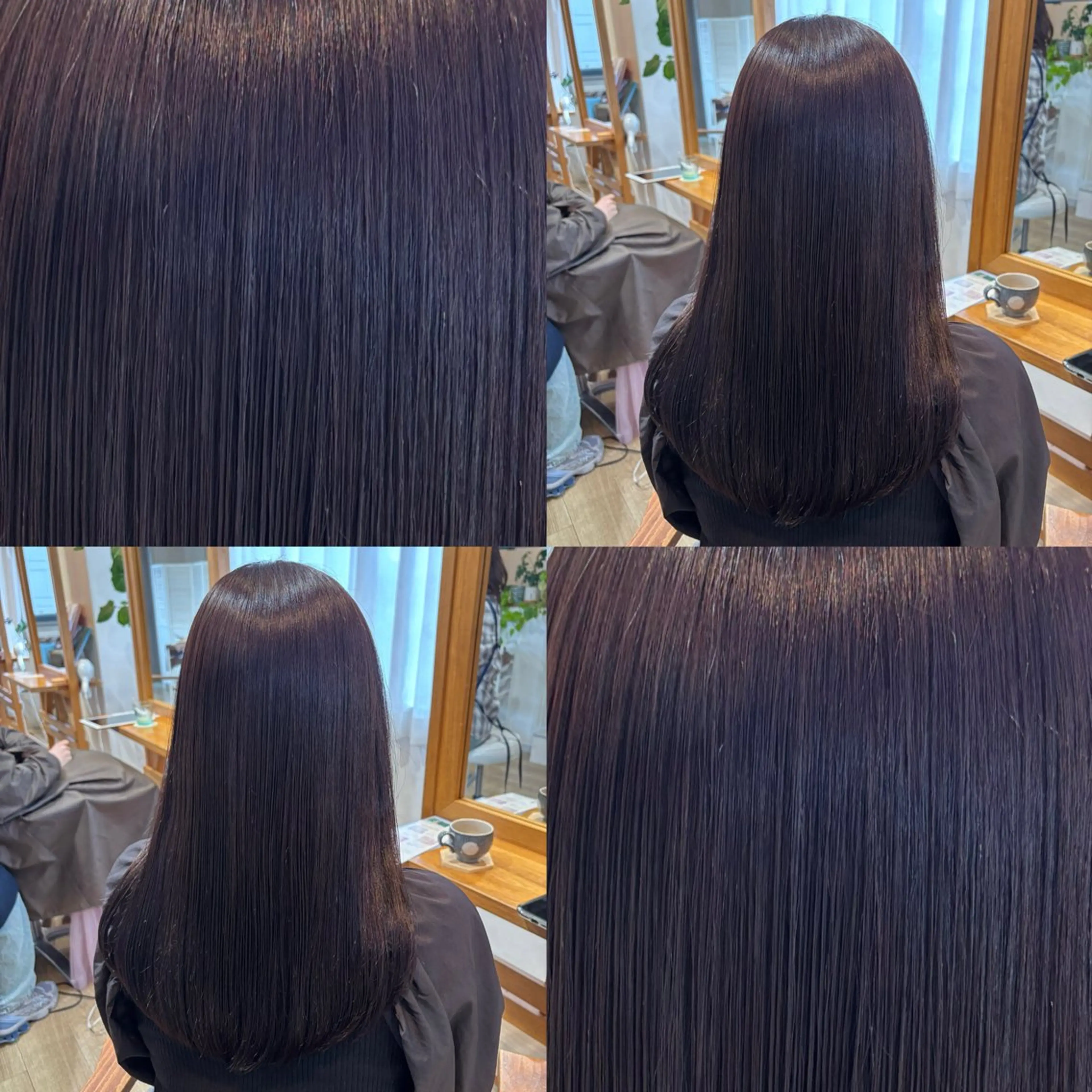 ロング カラー グレージュ ラベンダーカラー ラベンダーグレージュ ラベンダーグレー ヘアカラー トリートメント RINNO🌷艶髪/ 艶カラー/縮毛矯正のヘアスタイル