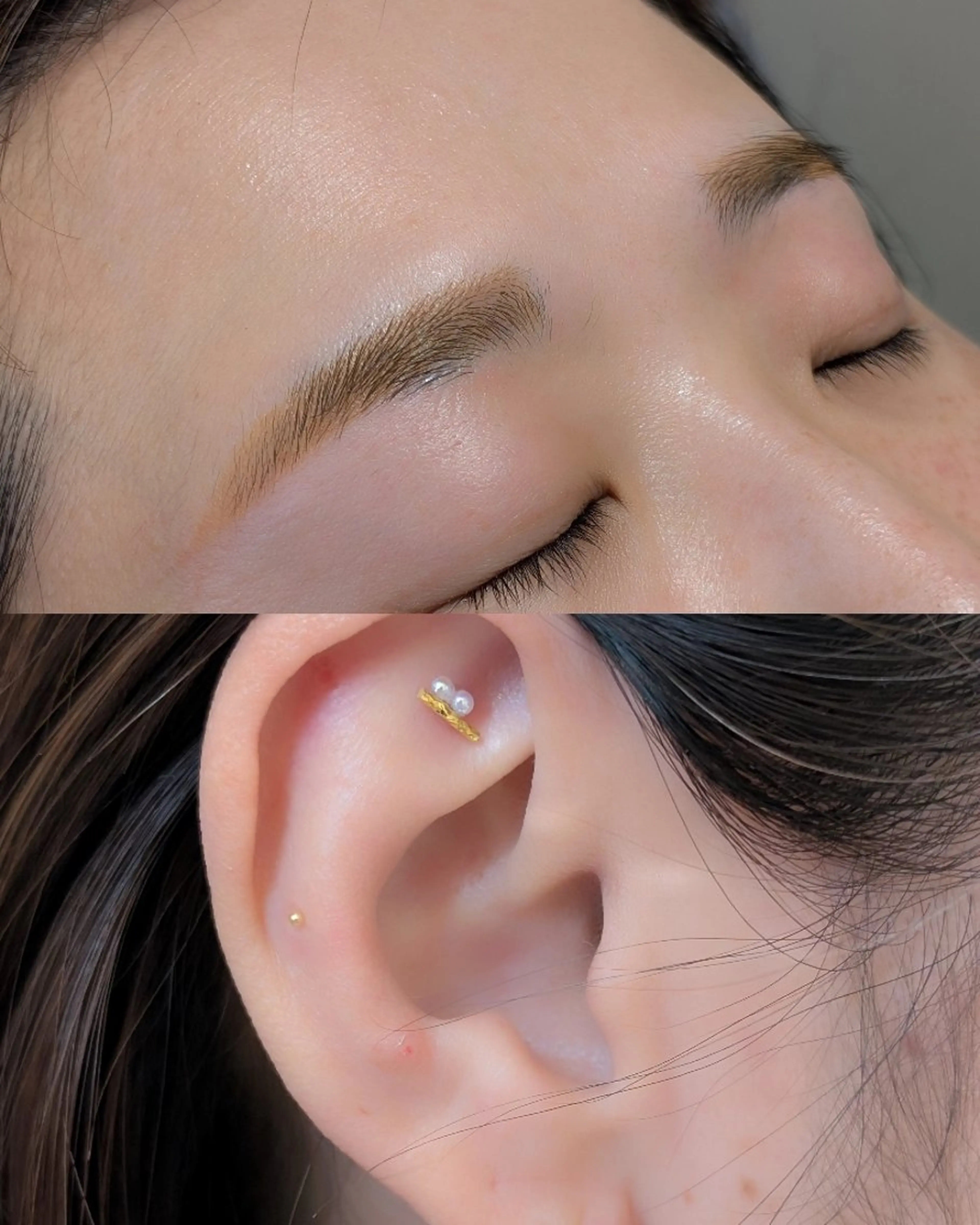 【新規限定】朝ラク眉✨ハーブタンニング+耳つぼケアつき（新規¥5,000）の写真