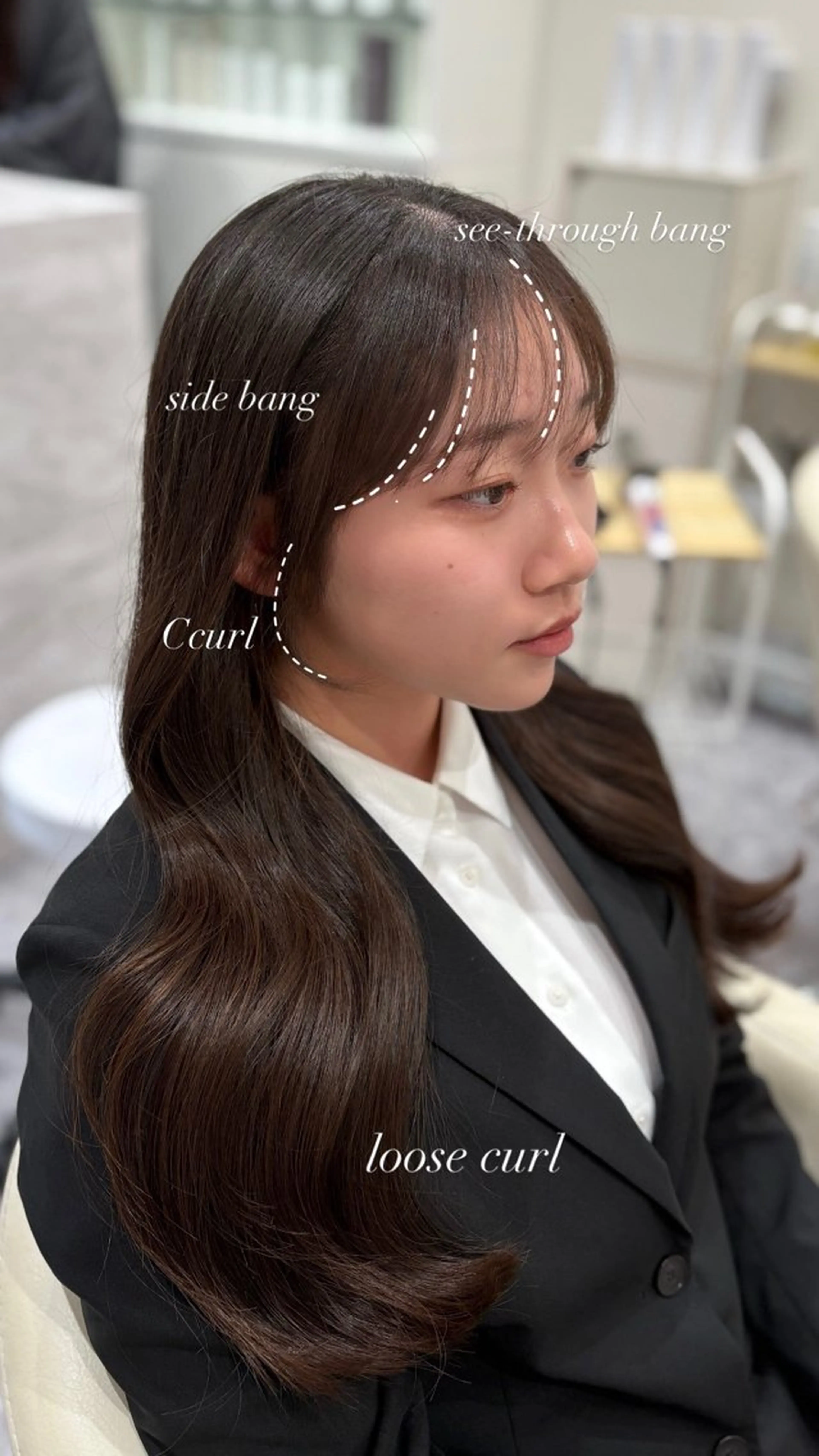 カット navi/レイヤー ハッシュカット/愛華のヘアスタイル