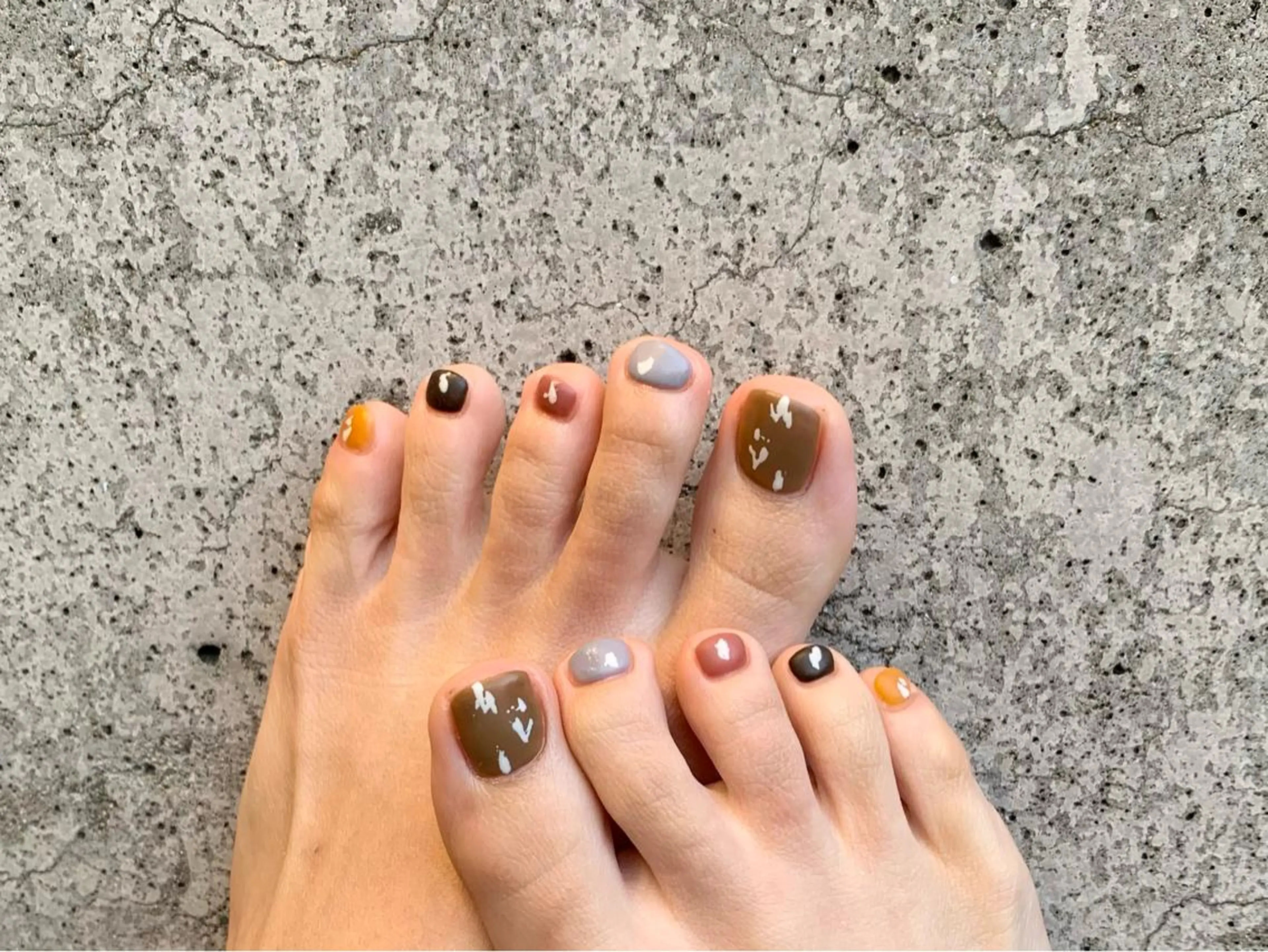 ネイル フットネイル 谷川 薫のネイルデザイン