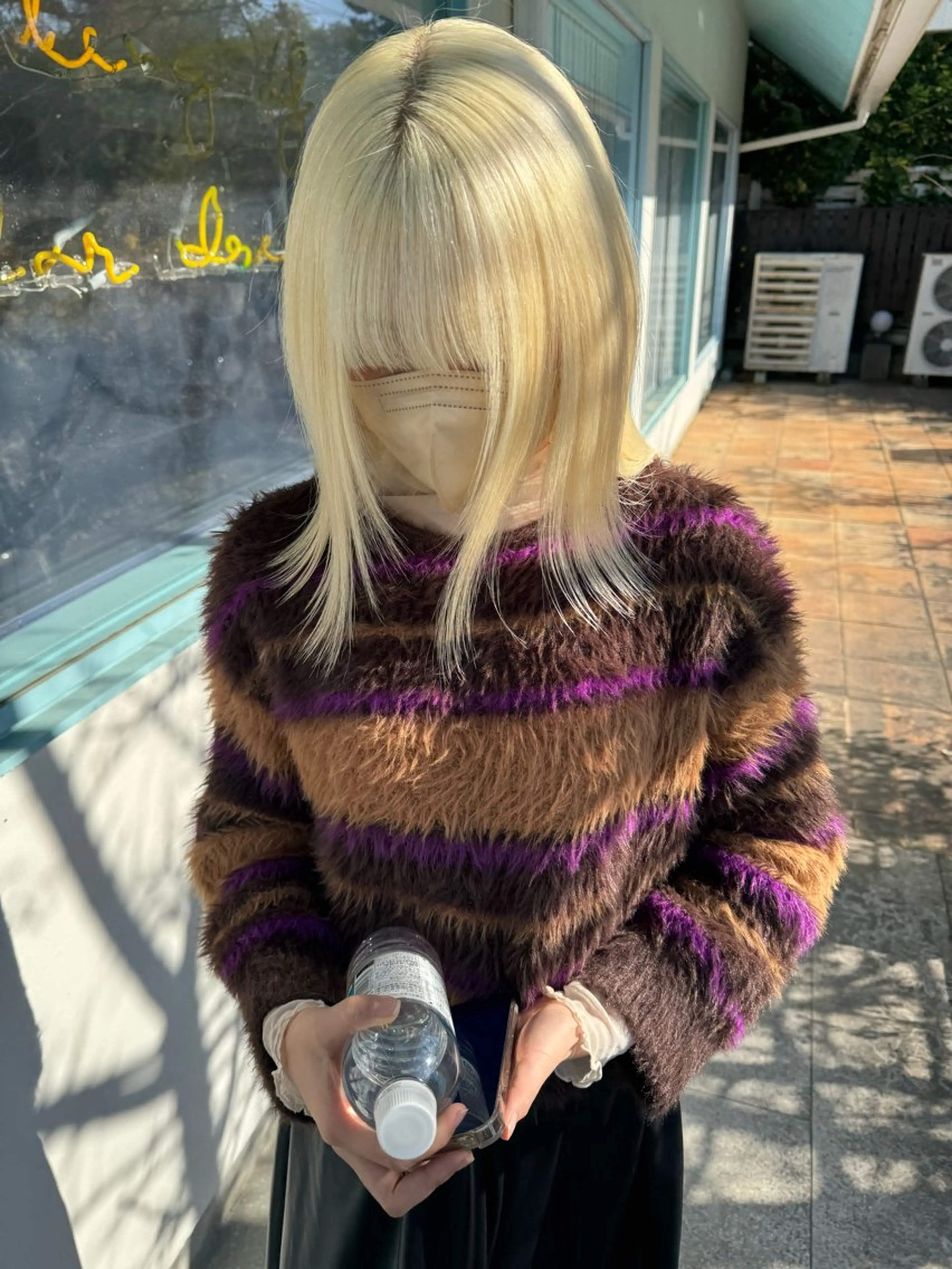 ミディアム ヘアカラー トリートメント Lit.豊橋 夏目のヘアスタイル