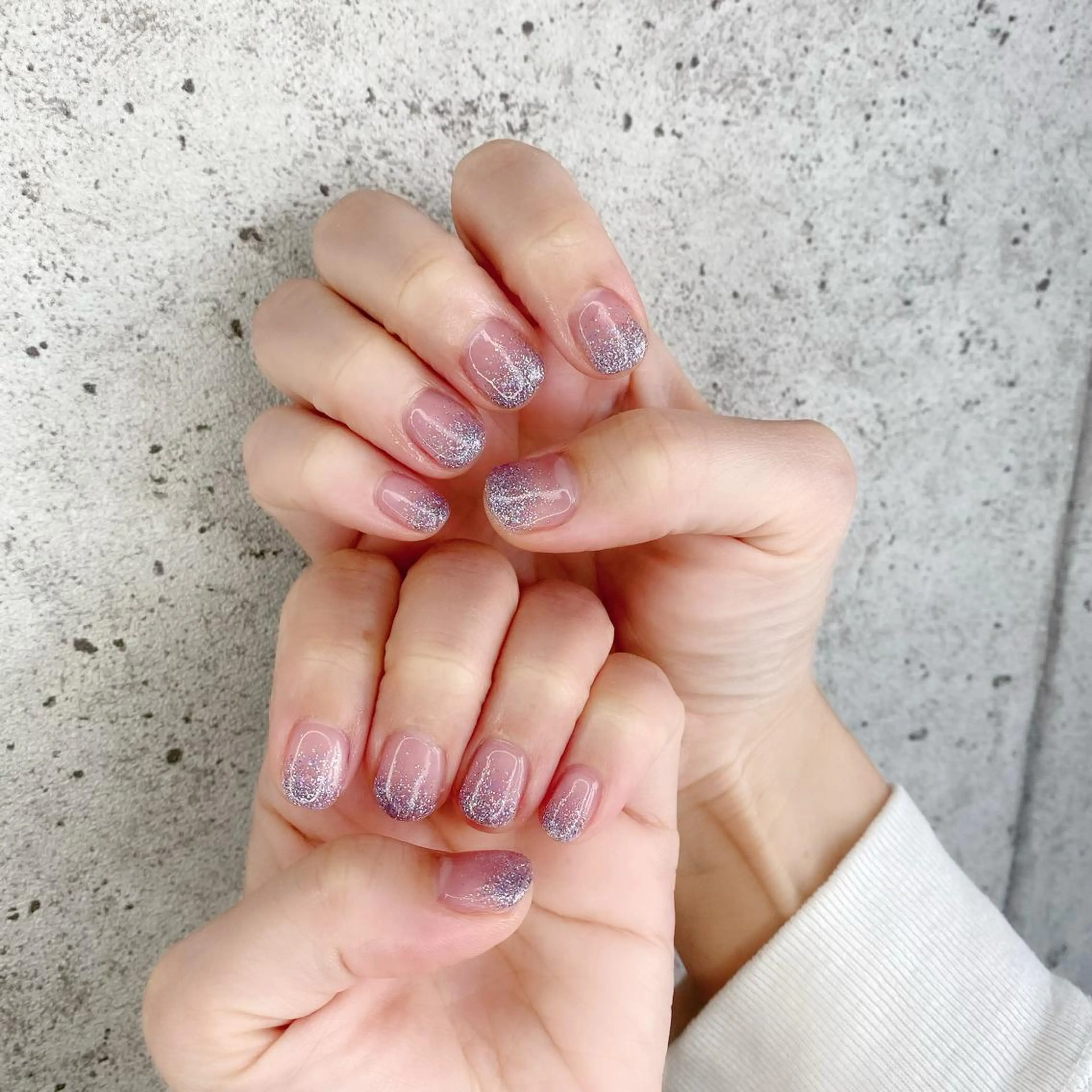 ショート カラー パーマ ヘアアレンジ メンズ キッズ ネイル マツエク・マツパ アイブロウ グラデーションカラー パープルカラー 入学式 卒業式のヘアスタイル 入学式 Salon Ｋのネイルデザイン