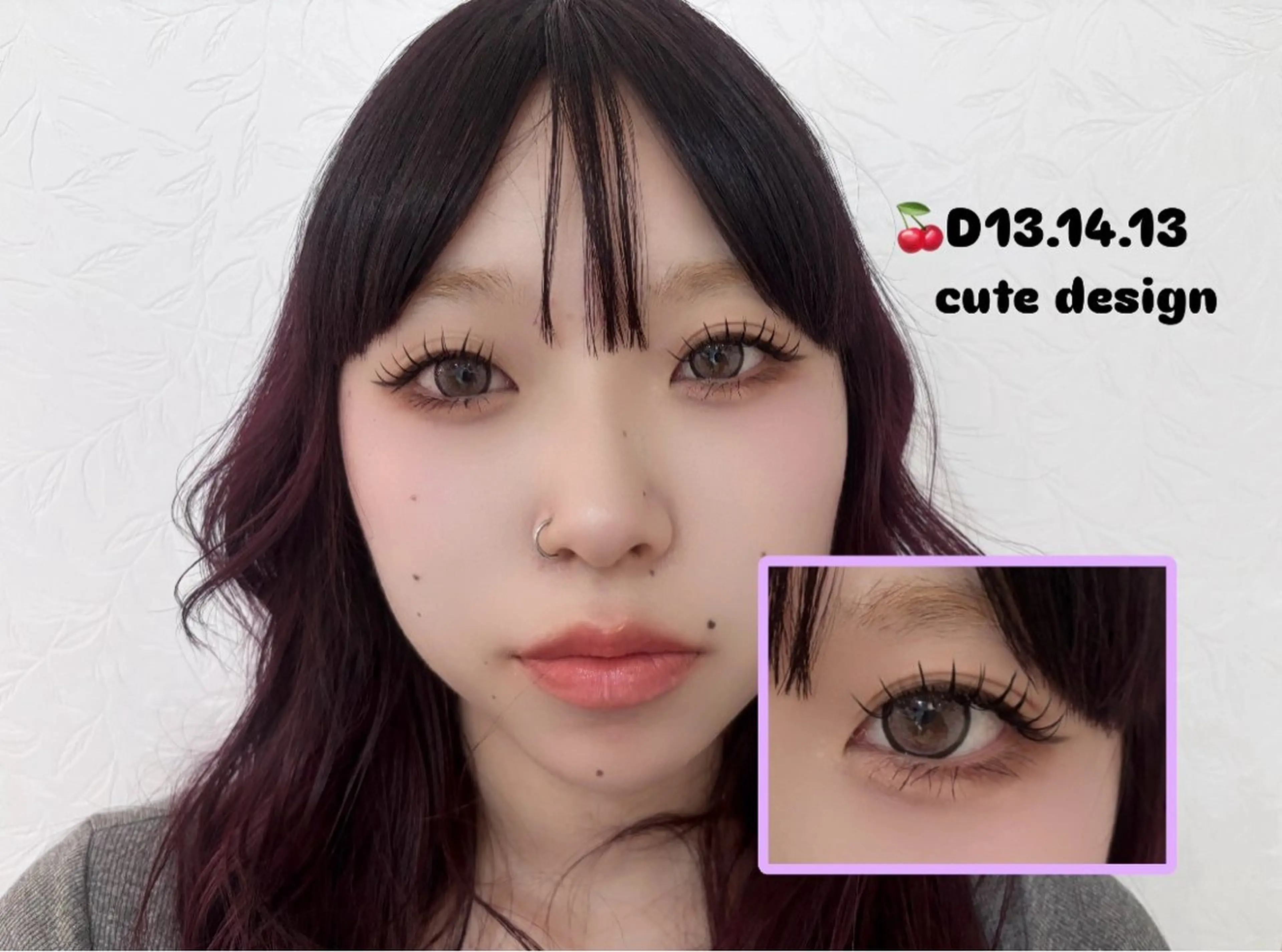 マツエク・マツパ キュート フラットラッシュ マツエク Lesherima 【amiri】のマツエク・マツパデザイン