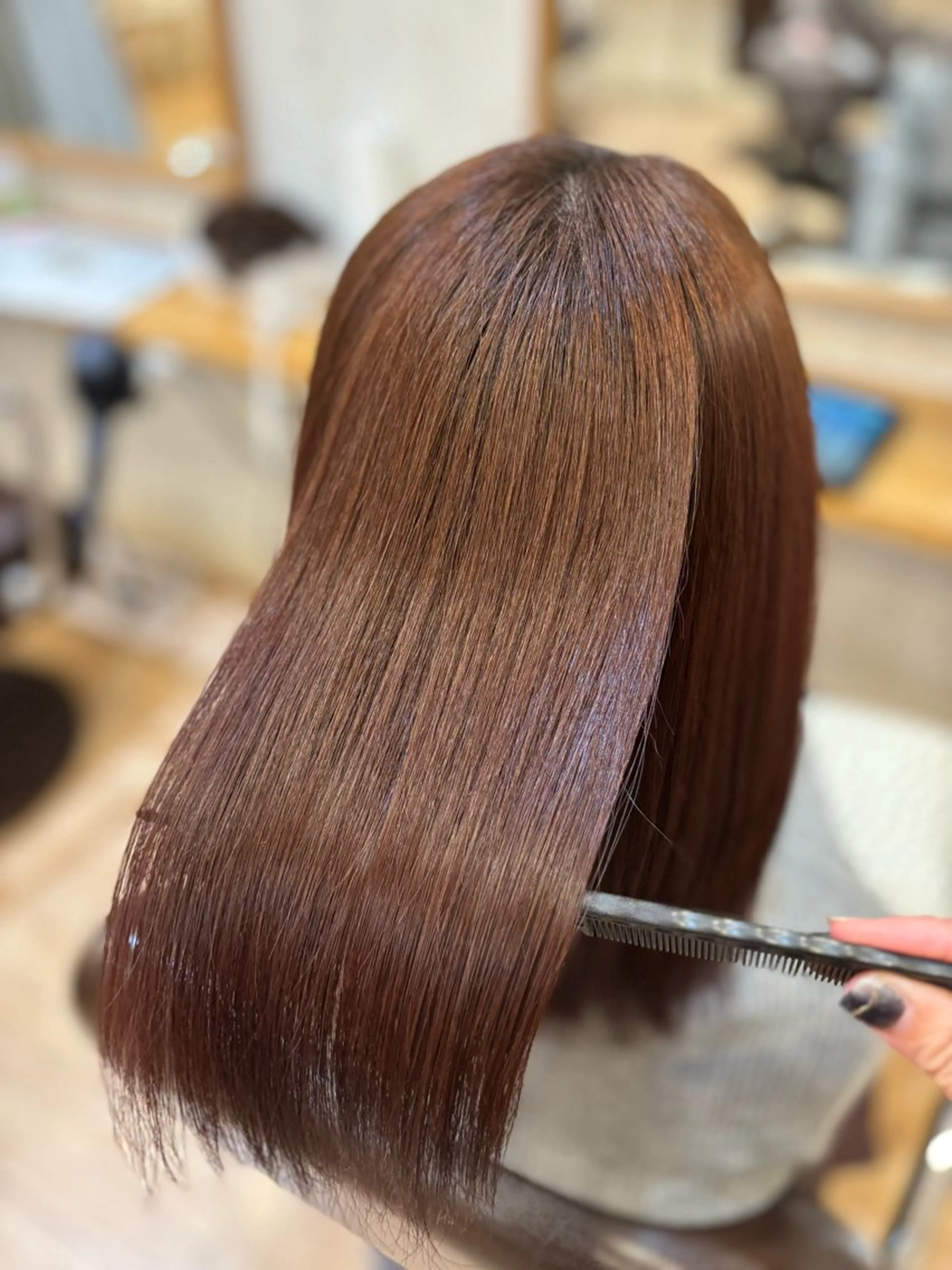 ミディアム 髪質改善 すなが/ハイライト モデル募集中のヘアスタイル