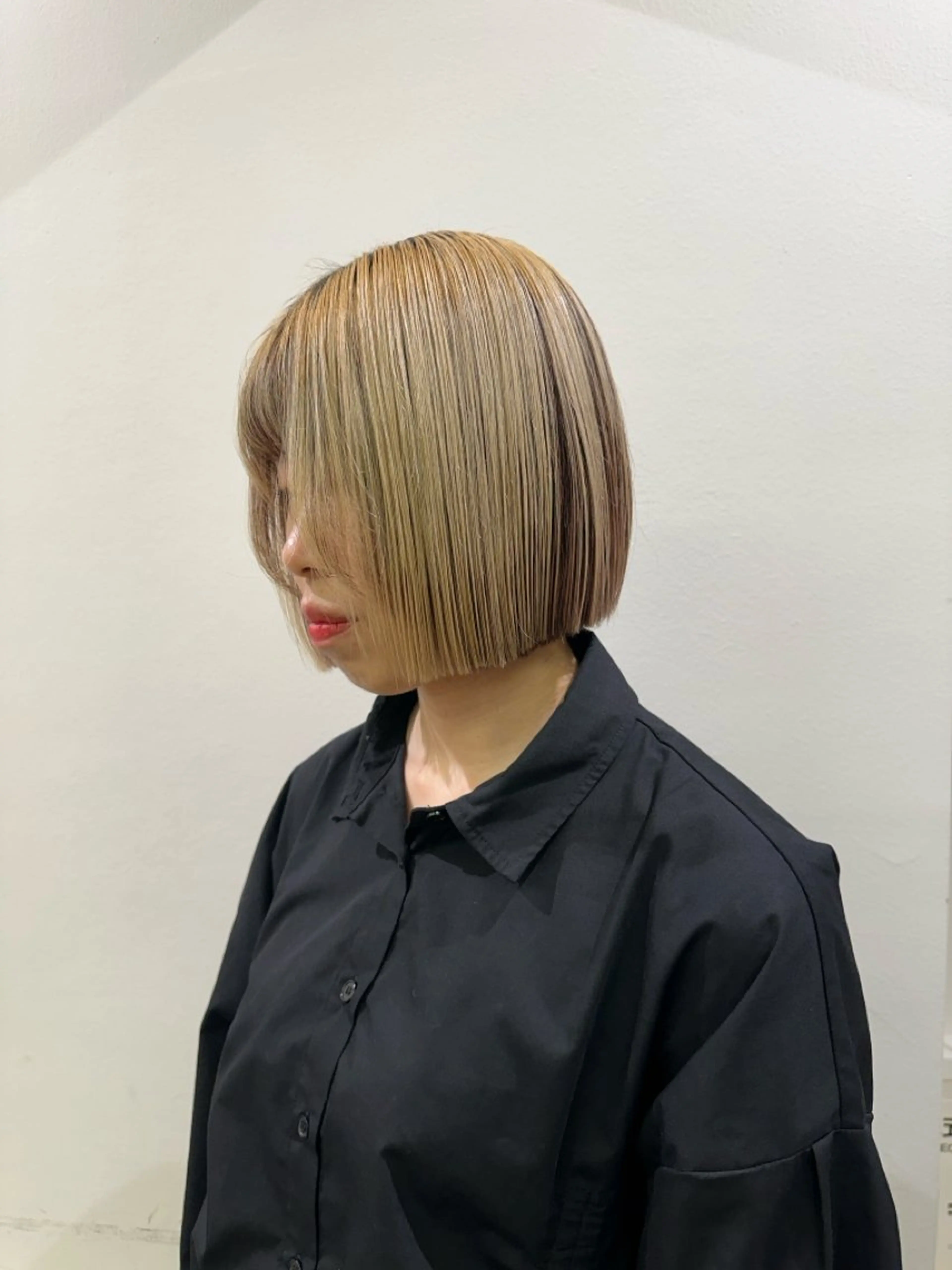 ショート 切りっぱなし/髪質 改善矯正/さやか🫧のヘアスタイル