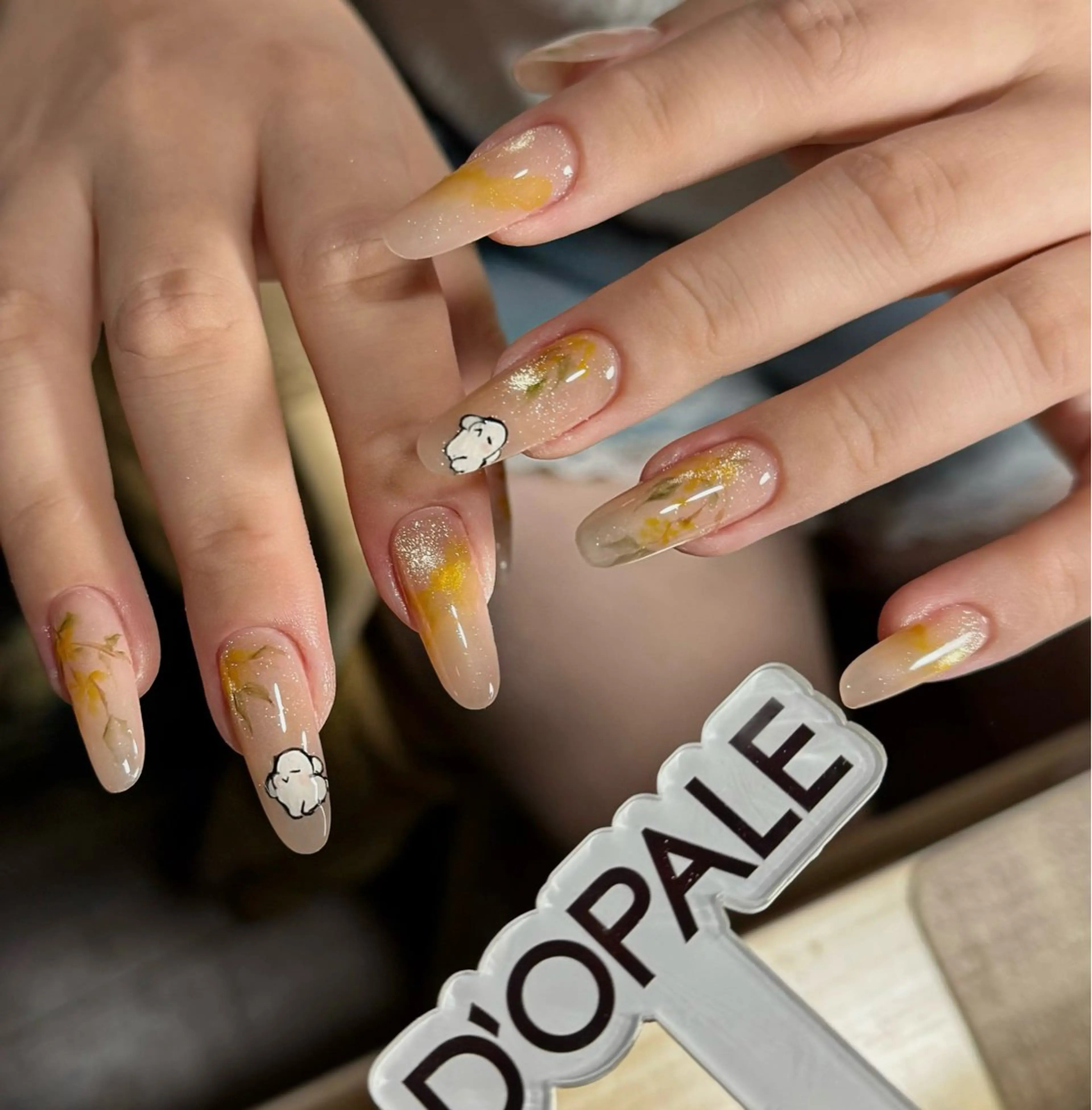 ネイル ハンドネイル ドパルネイル 上野店サロンのネイルデザイン
