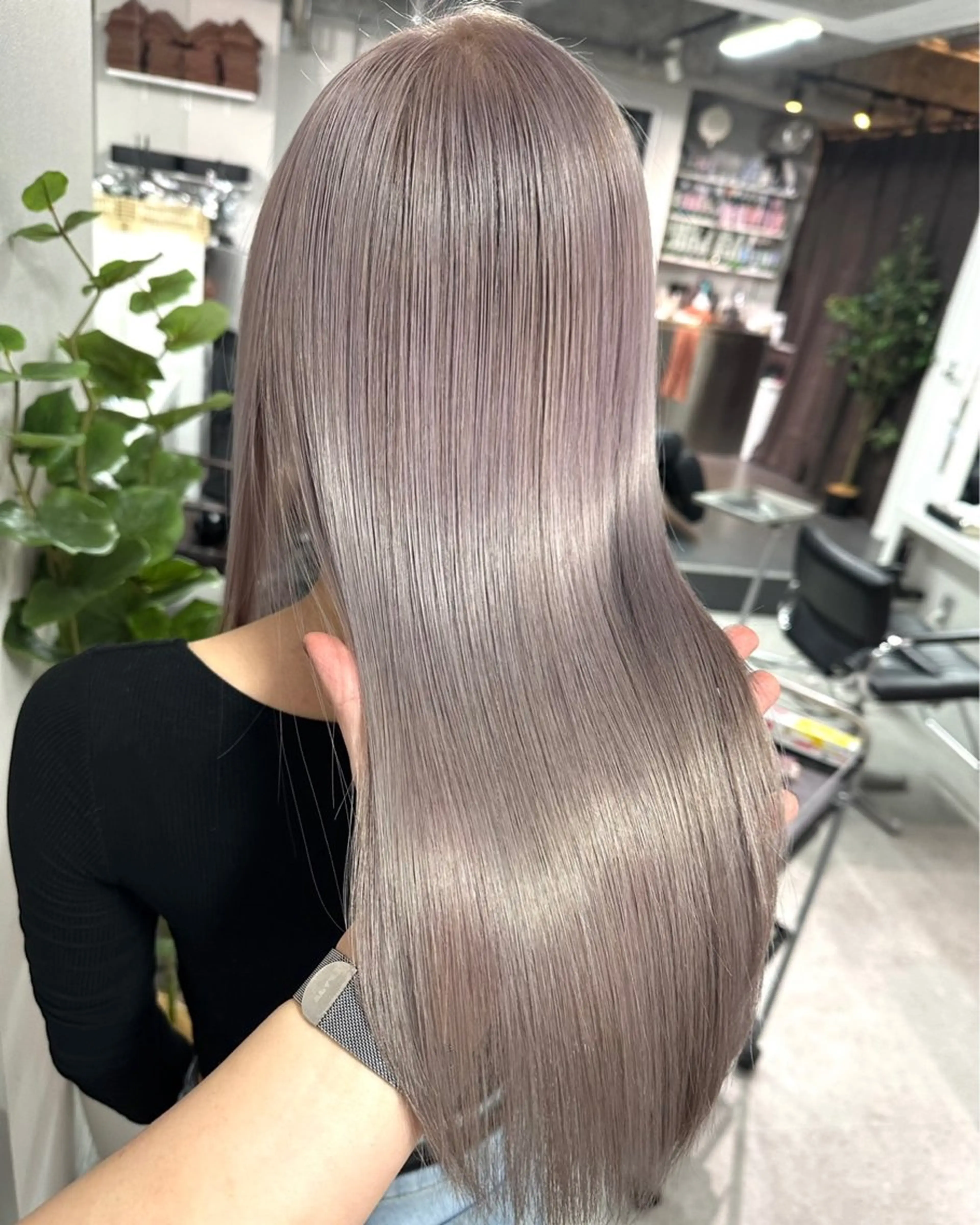 セミロング カラー 糸川 伸樹のヘアスタイル