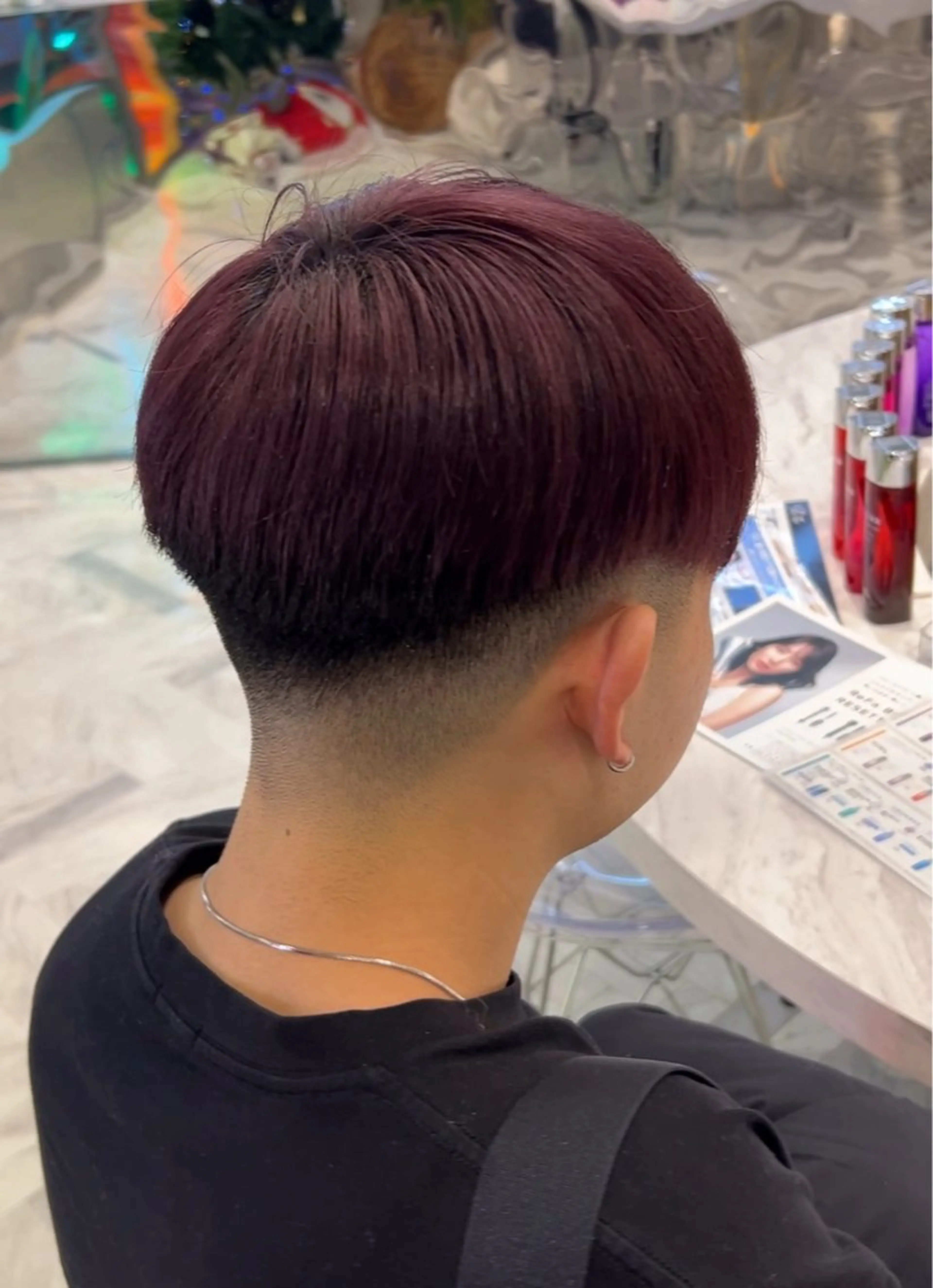 ショート カラー メンズ カット ヘアカラー 透明感ツヤカラー/ アイリスト/ゆきなのマツエク・マツパデザイン