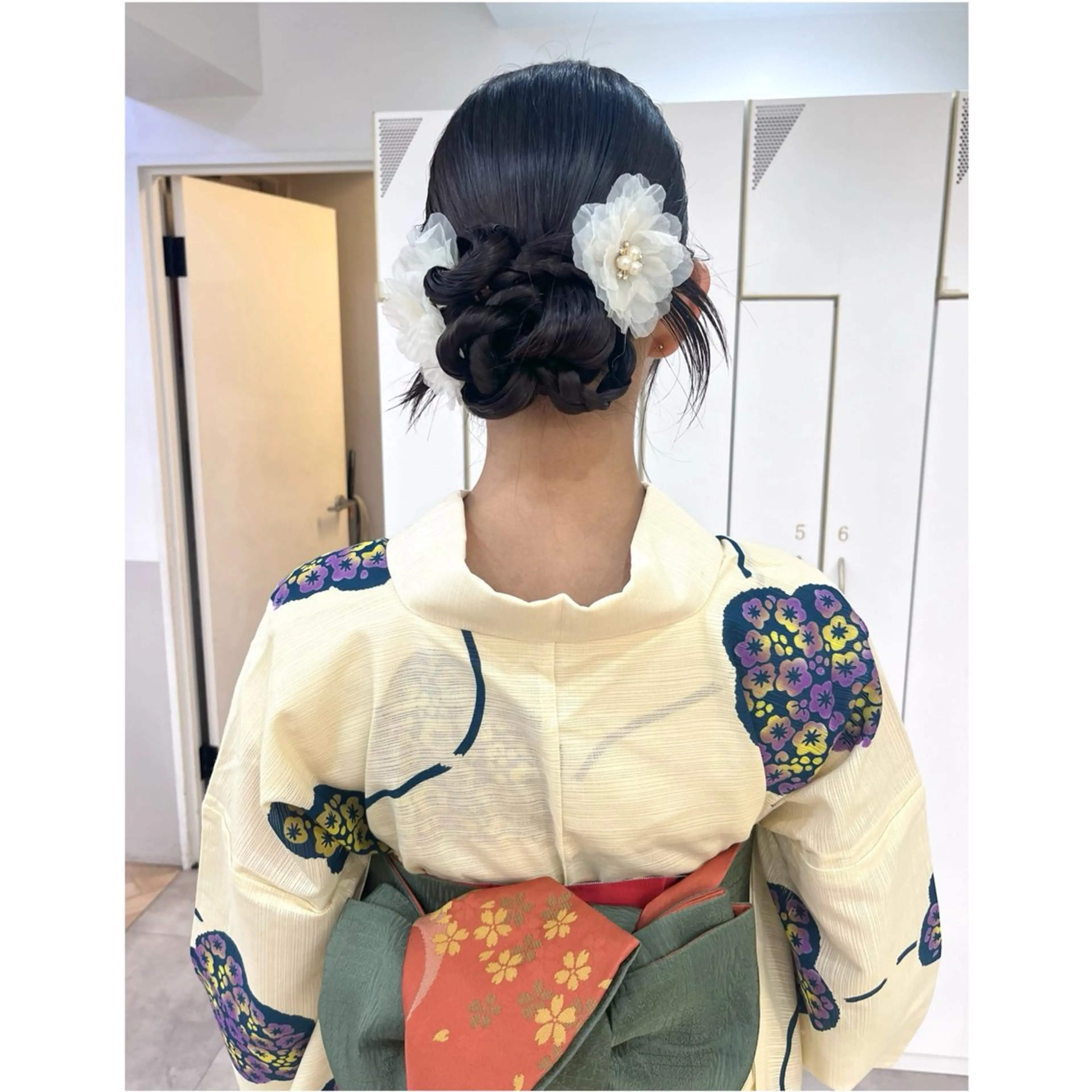 着付け マミ☁️ヘアセット /お呼ばれヘア/銀座のヘアスタイル