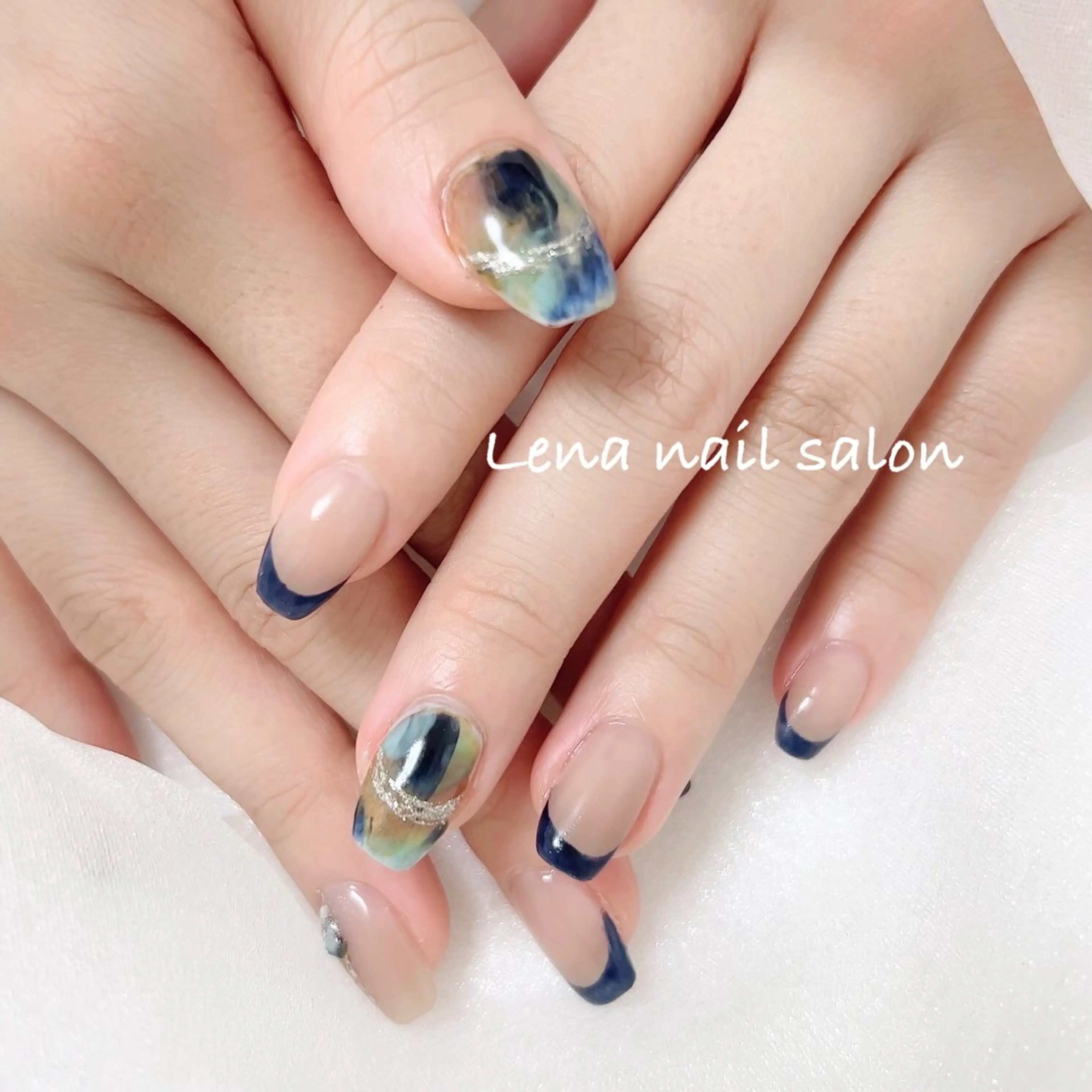 ネイル フットネイル 自爪育成ネイルケア Lena  nailのネイルデザイン