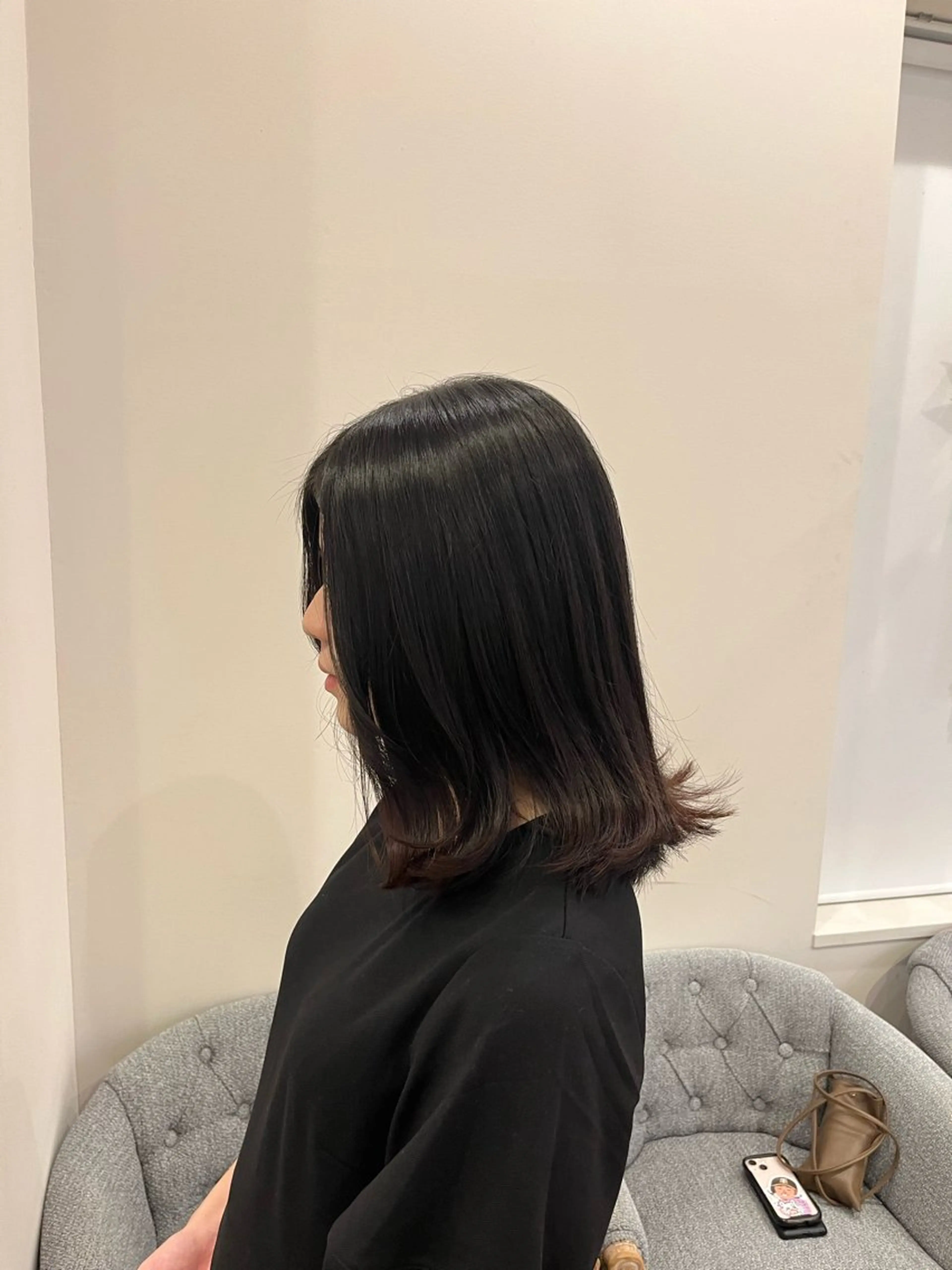 ミディアム LORAN 寺田のヘアスタイル