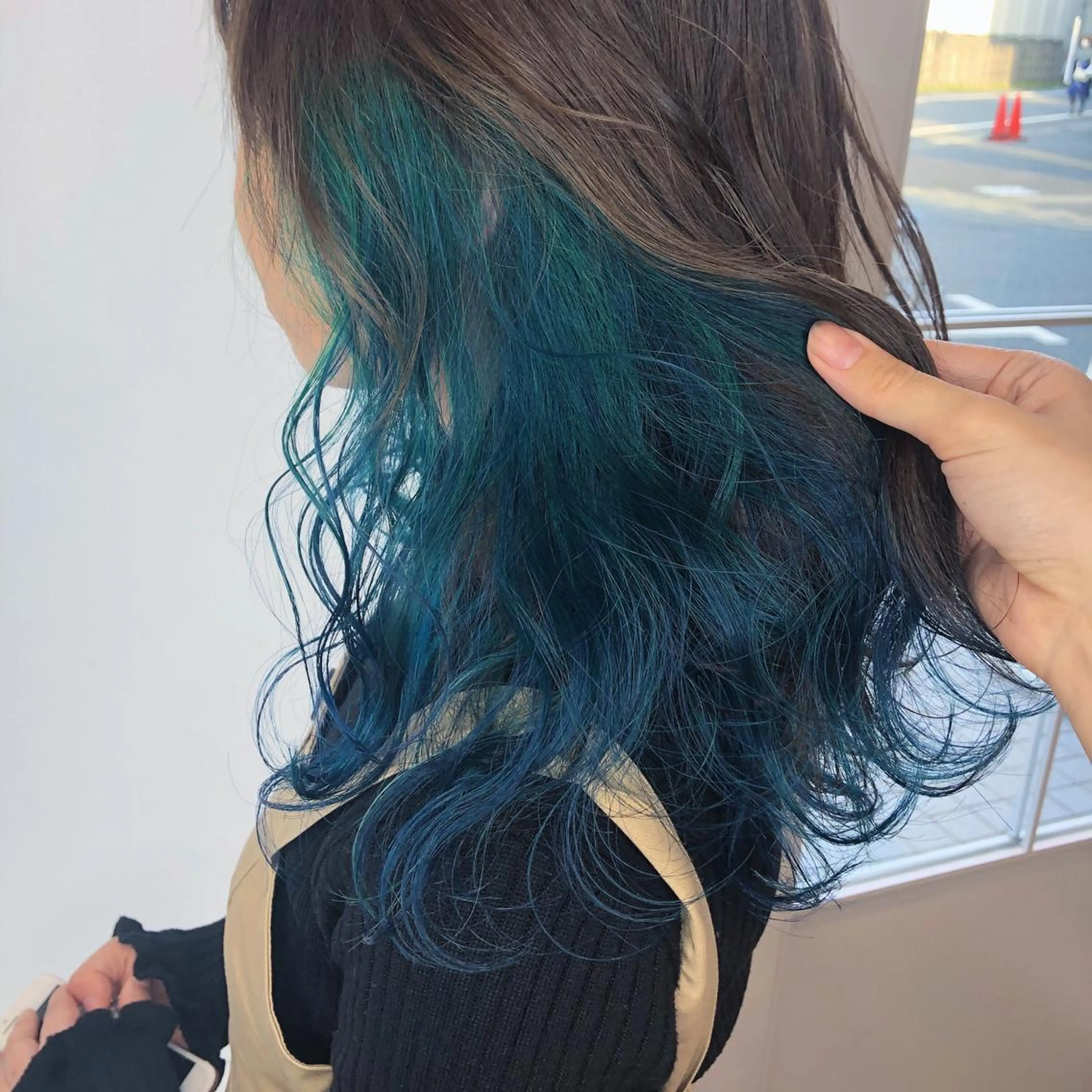 ロング ヘアカラー sano sayakaのヘアスタイル