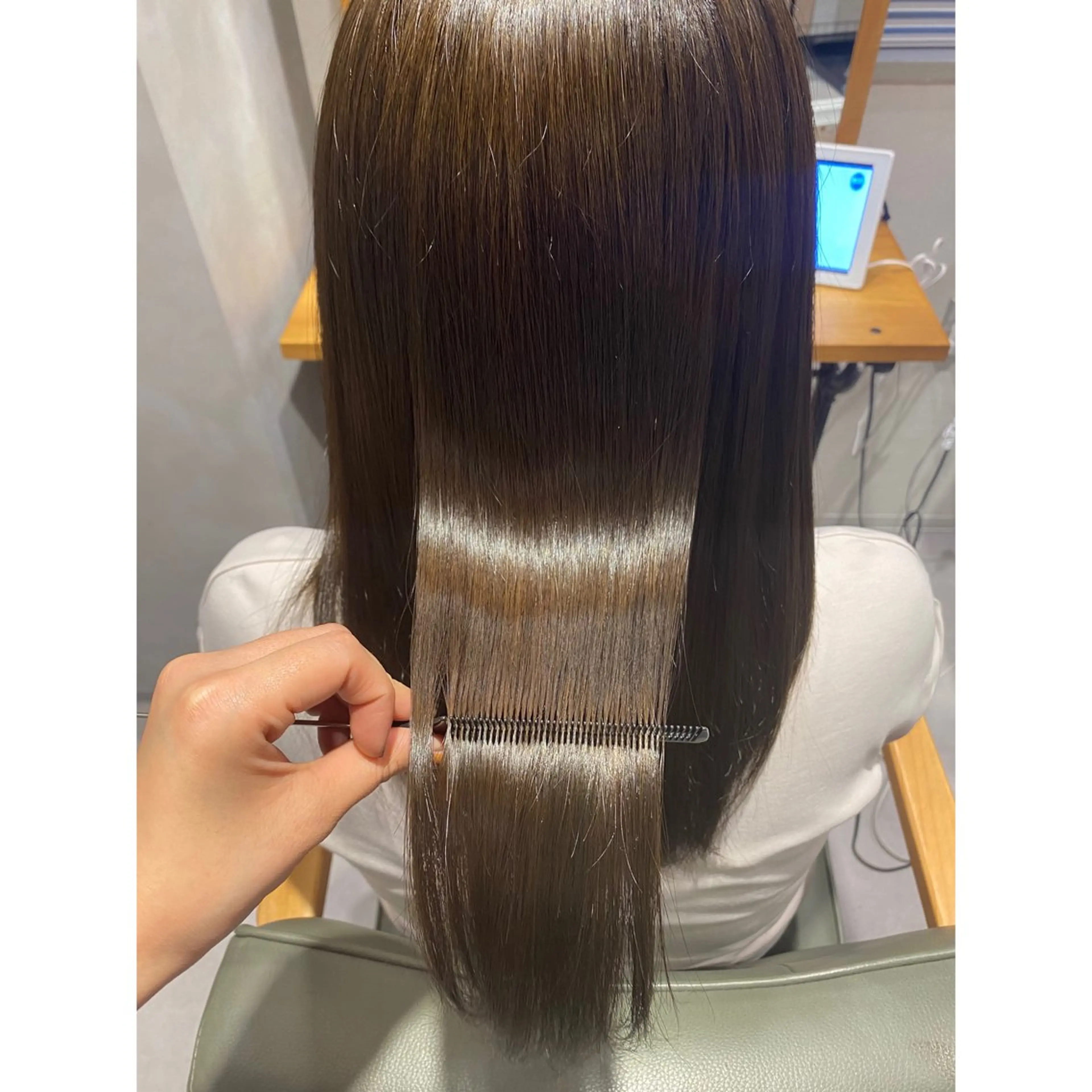 ロング カラー ヘアアレンジ 髪質改善 カット ヘアカラー 小國 綾かのヘアスタイル