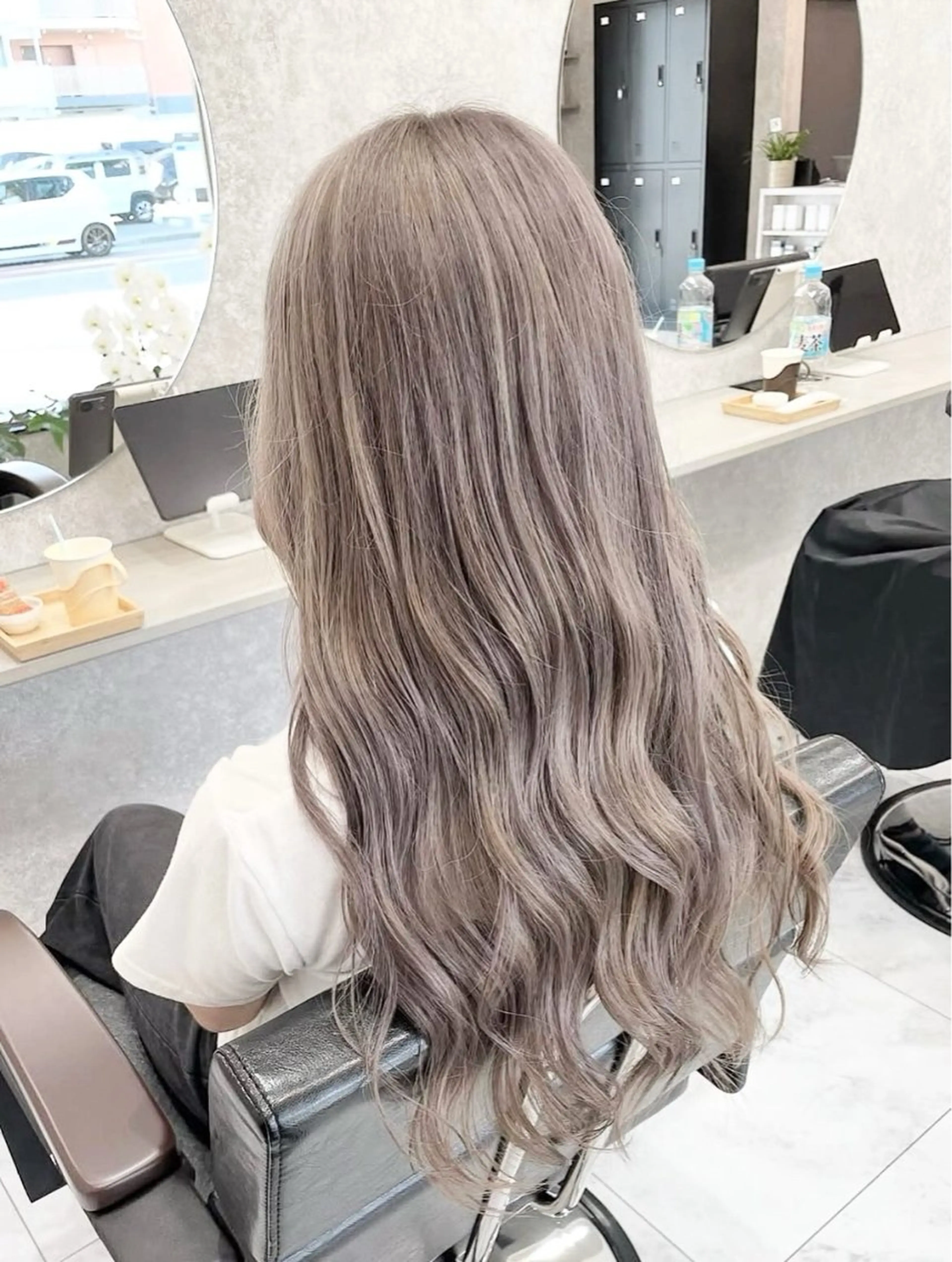 ロング 🦋ハイトーン🦋 石山 希理🦋のヘアスタイル