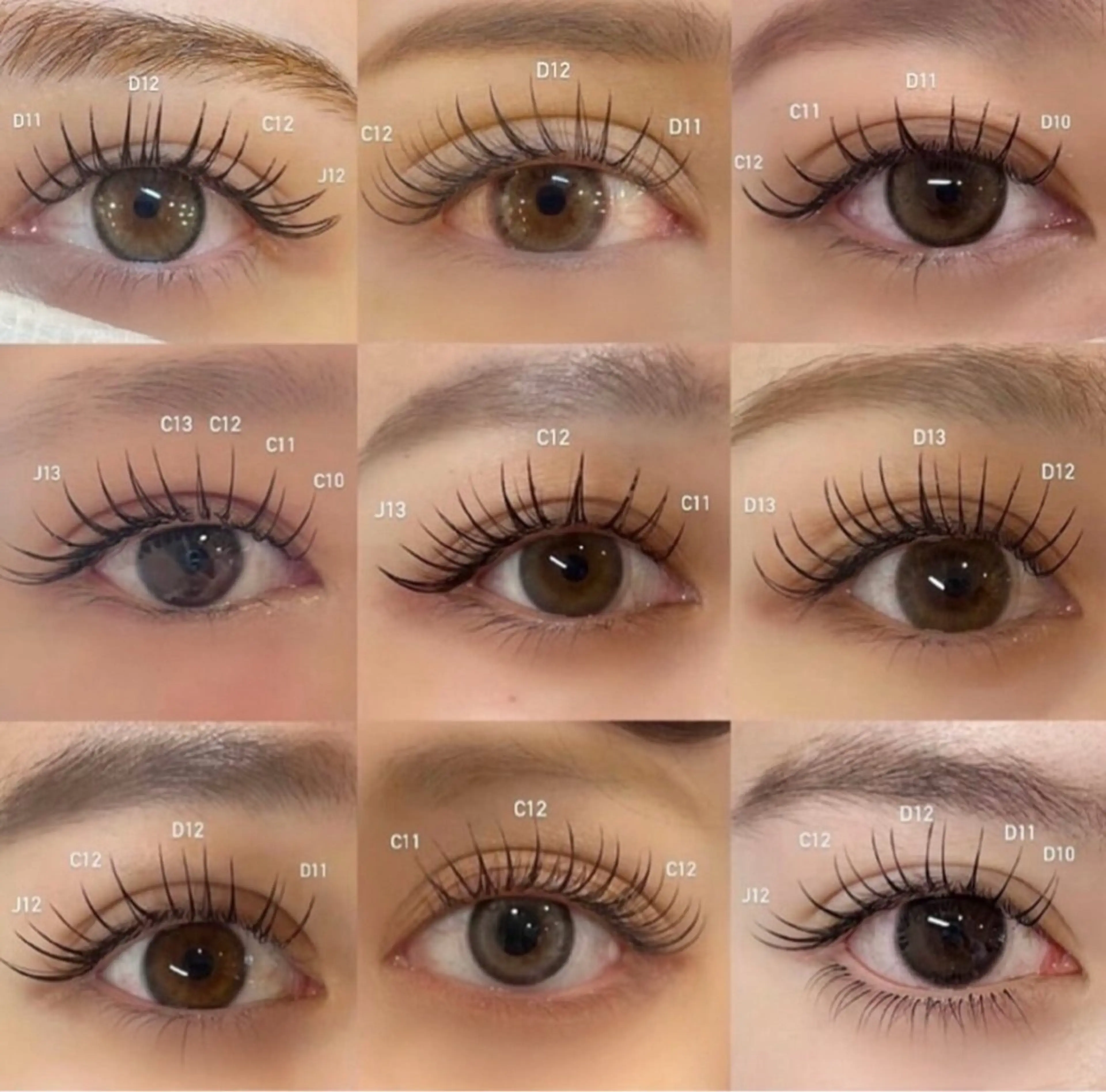 マツエク・マツパ NINI EYELASHのマツエク・マツパデザイン