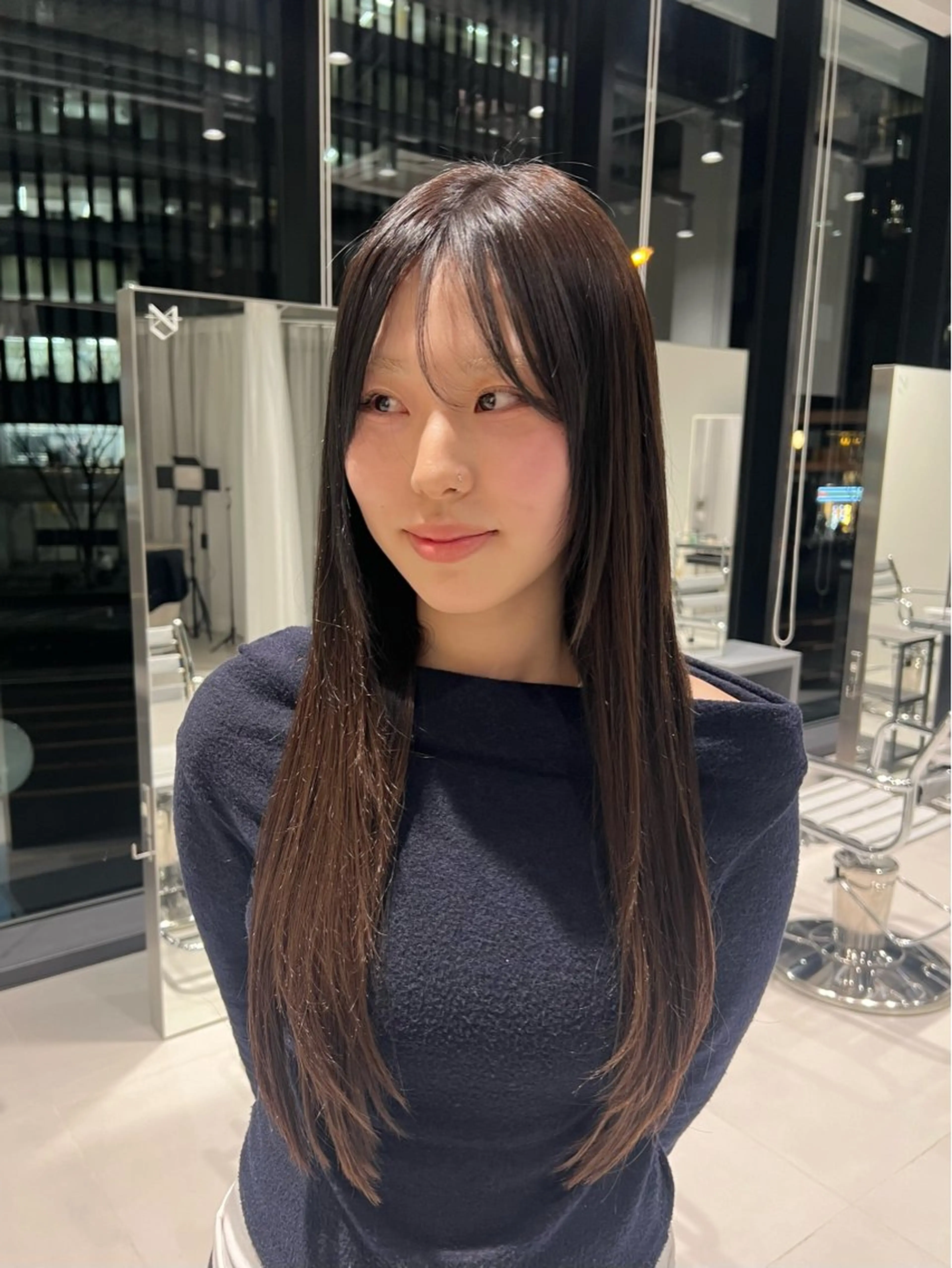 ロング カット エクステ 似合わせ/レイヤー 💟SAEのヘアスタイル