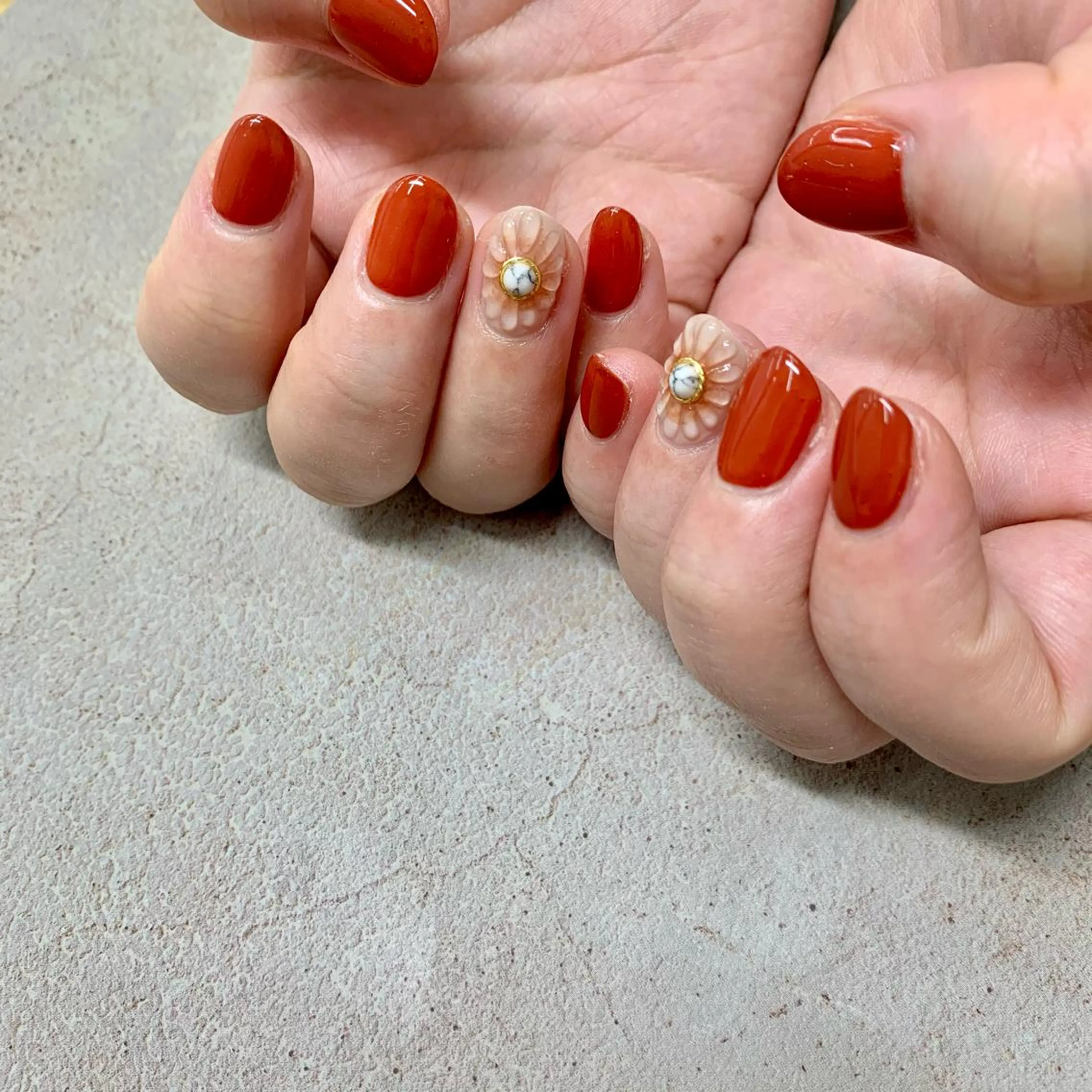 ネイル フラワーネイル ハンドネイル nailsalon -Lien-のネイルデザイン