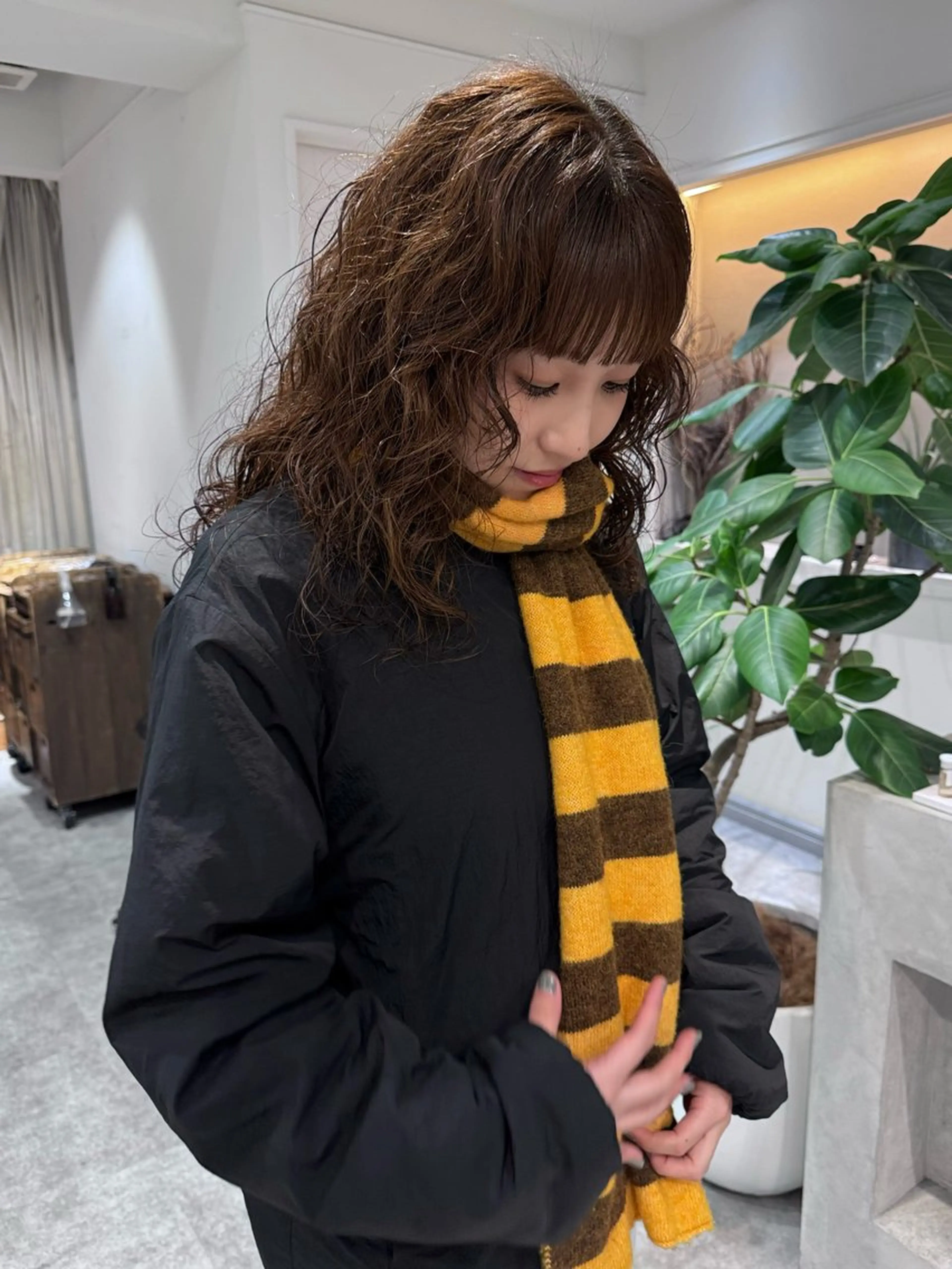 ミディアム パーマ パーマ siki/ボブ パーマ/ayanaのヘアスタイル