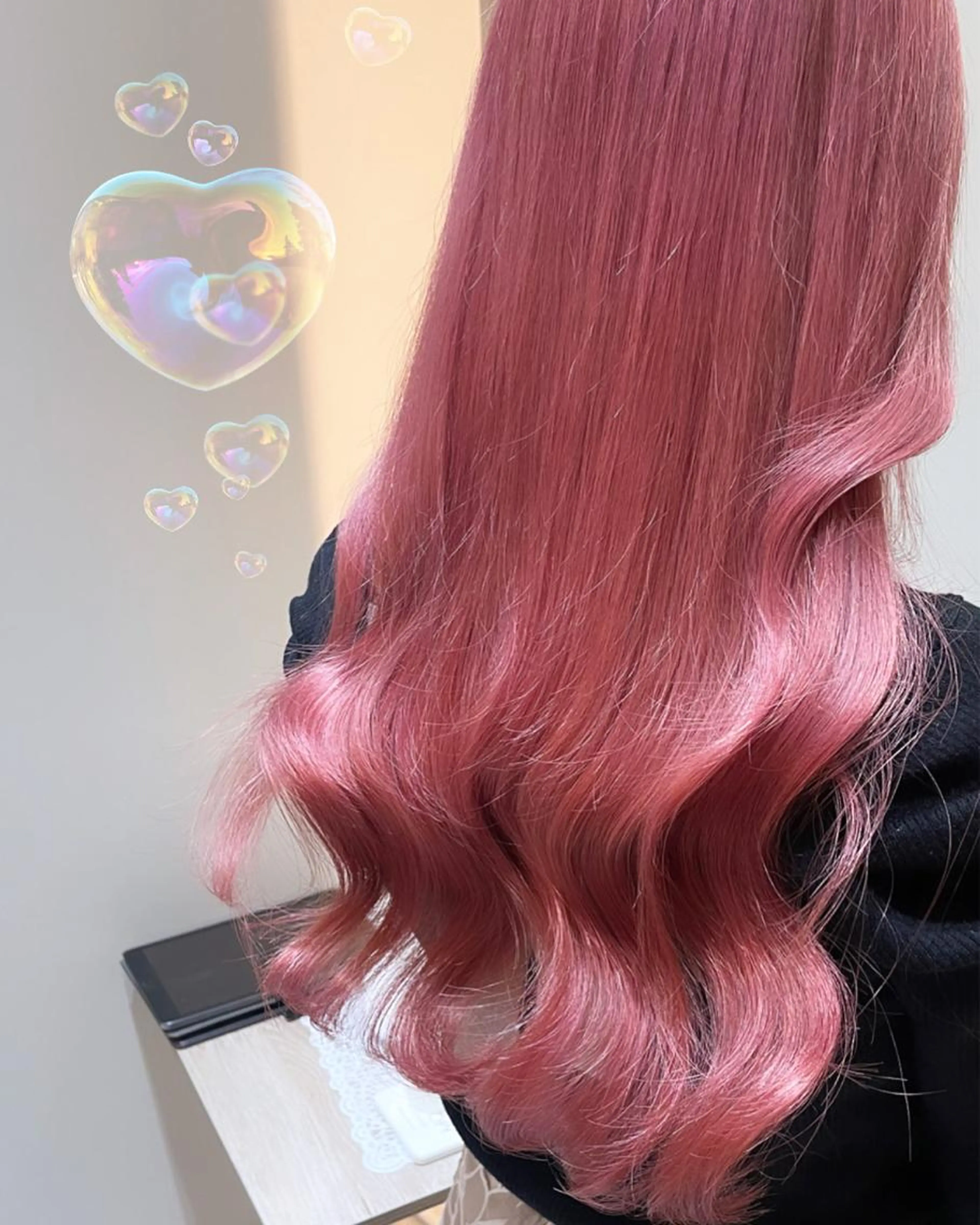 🤍🍒ワンカラー＋水トリートメント＋前髪ｶｯﾄ🍒🤍の写真